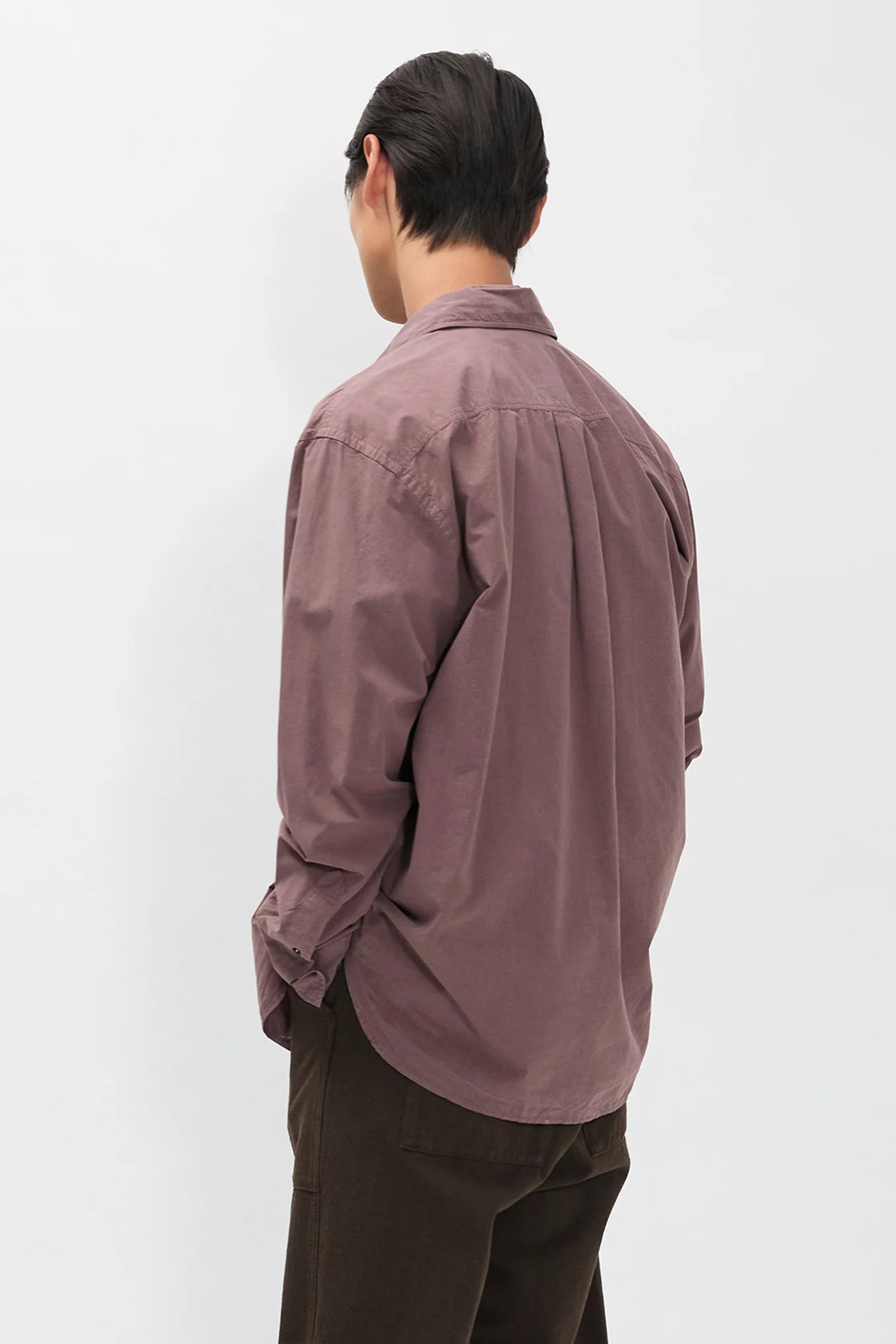 Falster Tencel Oversize Shirt Peppercorn_3