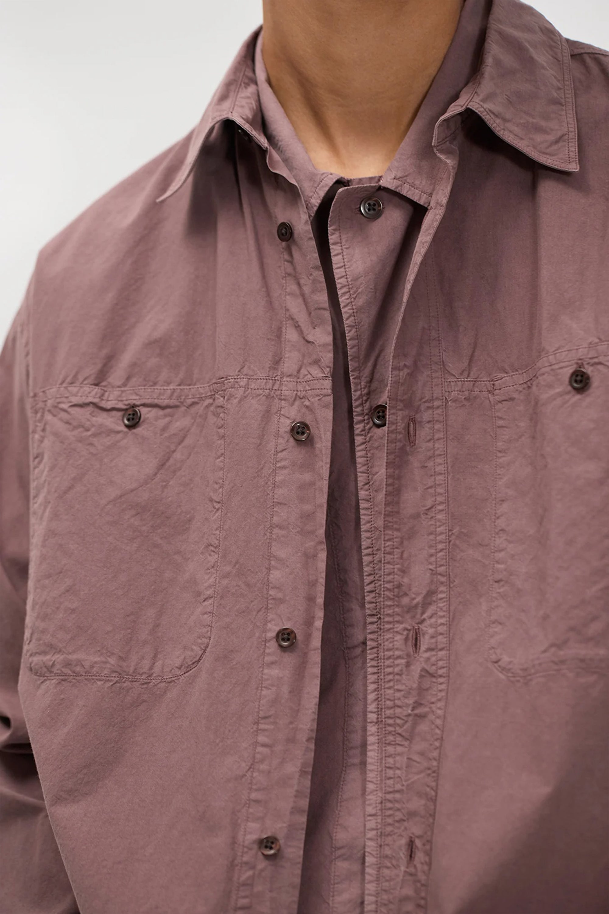 Falster Tencel Oversize Shirt Peppercorn_4