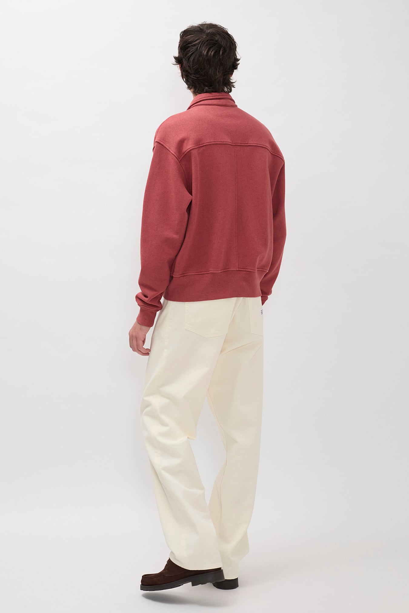Fynshav Cotton Linen Loopback Jacket Cowhide