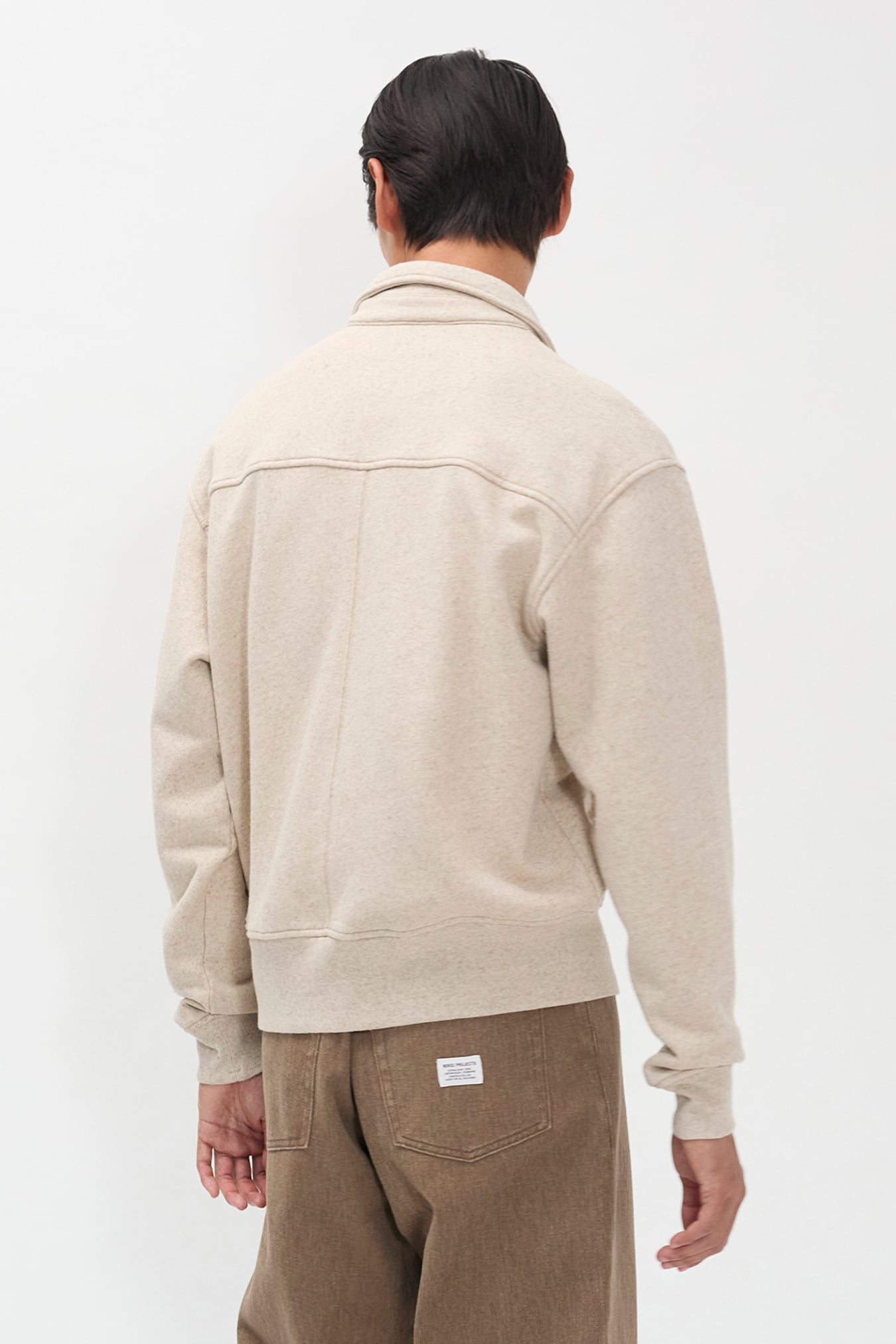 Fynshav Cotton Linen Loopback Jacket Natural