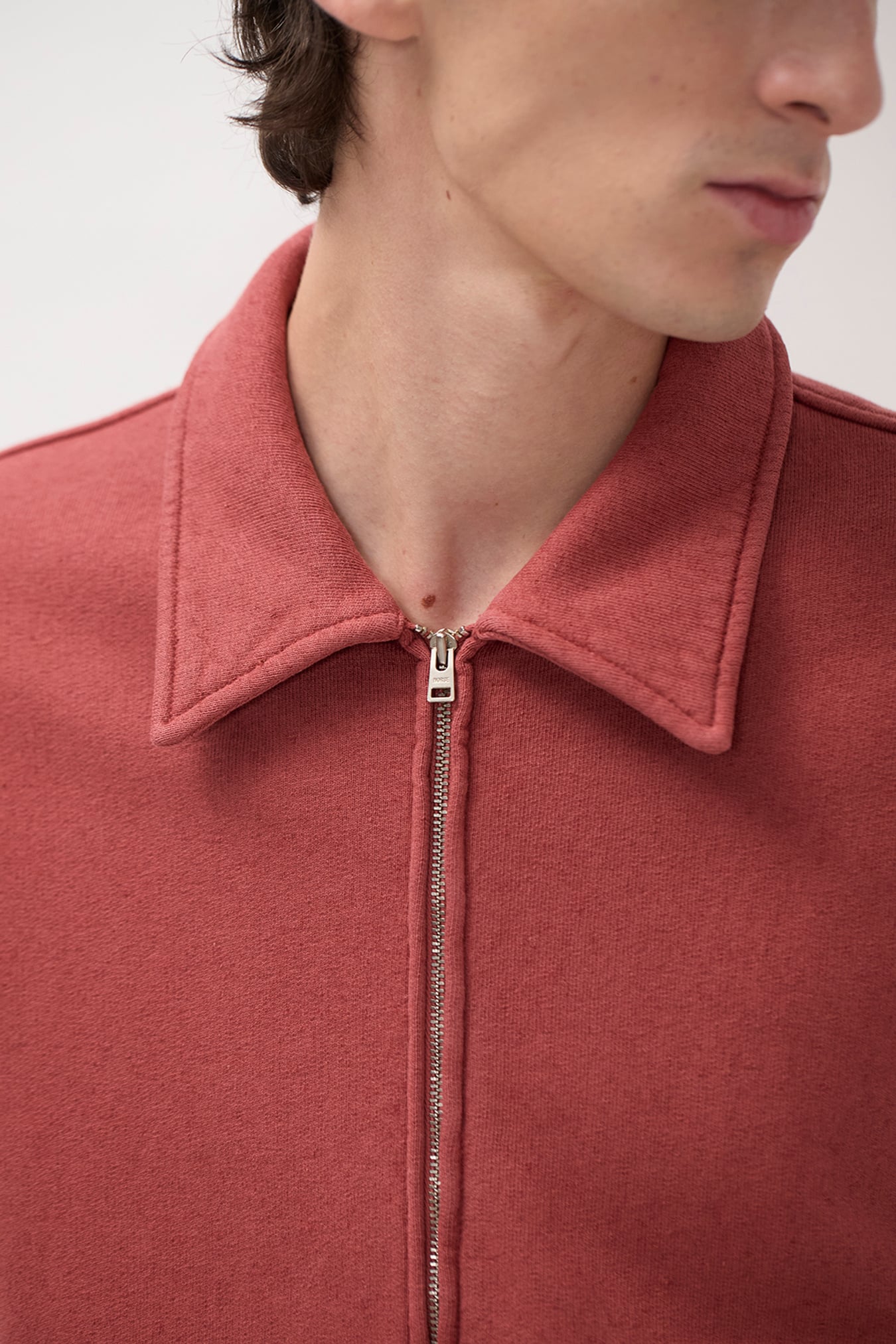 Fynshav Cotton Linen Loopback Jacket Cowhide_4