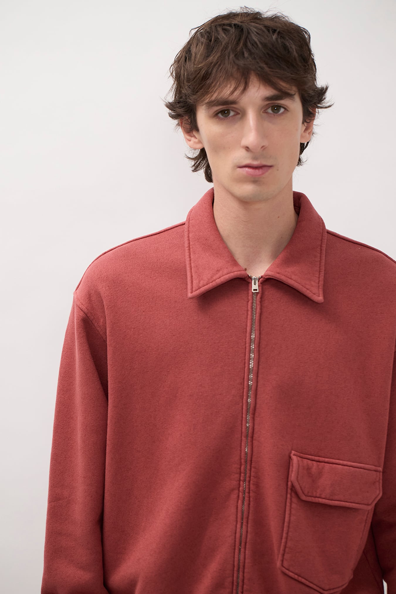 Fynshav Cotton Linen Loopback Jacket Cowhide_5