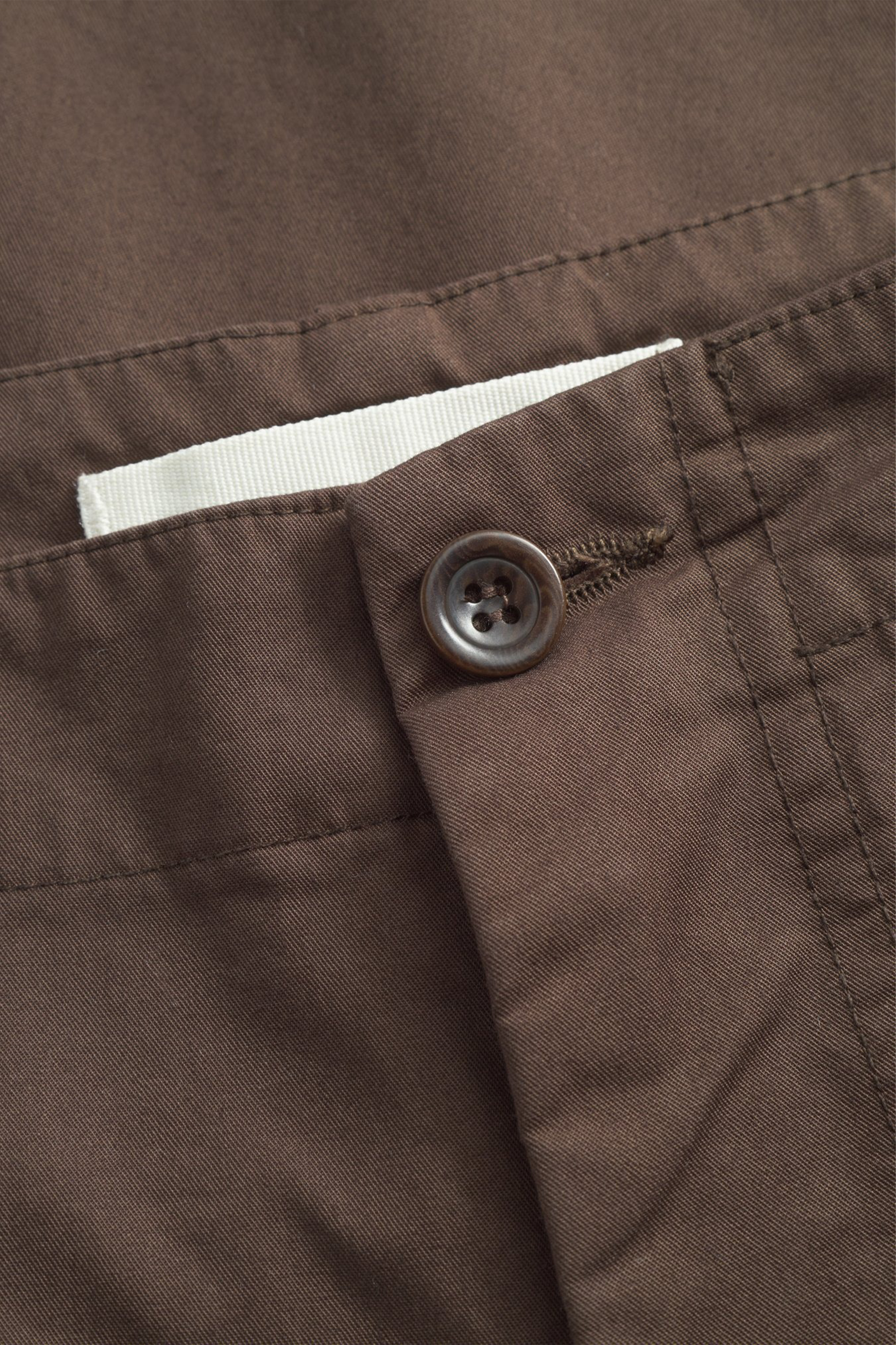 Gorm Relaxed Mineral Dyed Fine Twill Cargo Pants Espresso