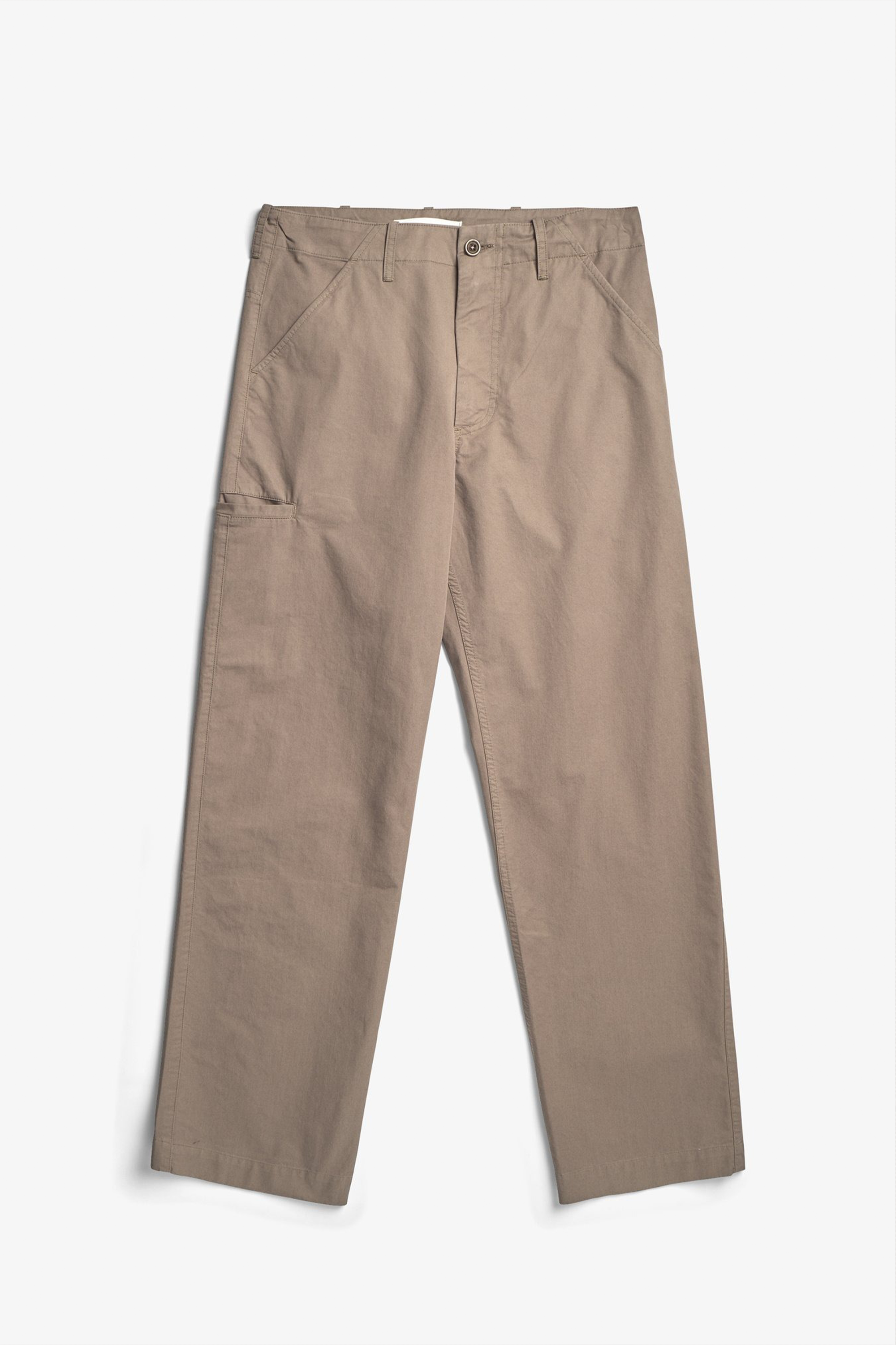 Gorm Relaxed Mineral Dyed Fine Twill Cargo Pants Walnut_4