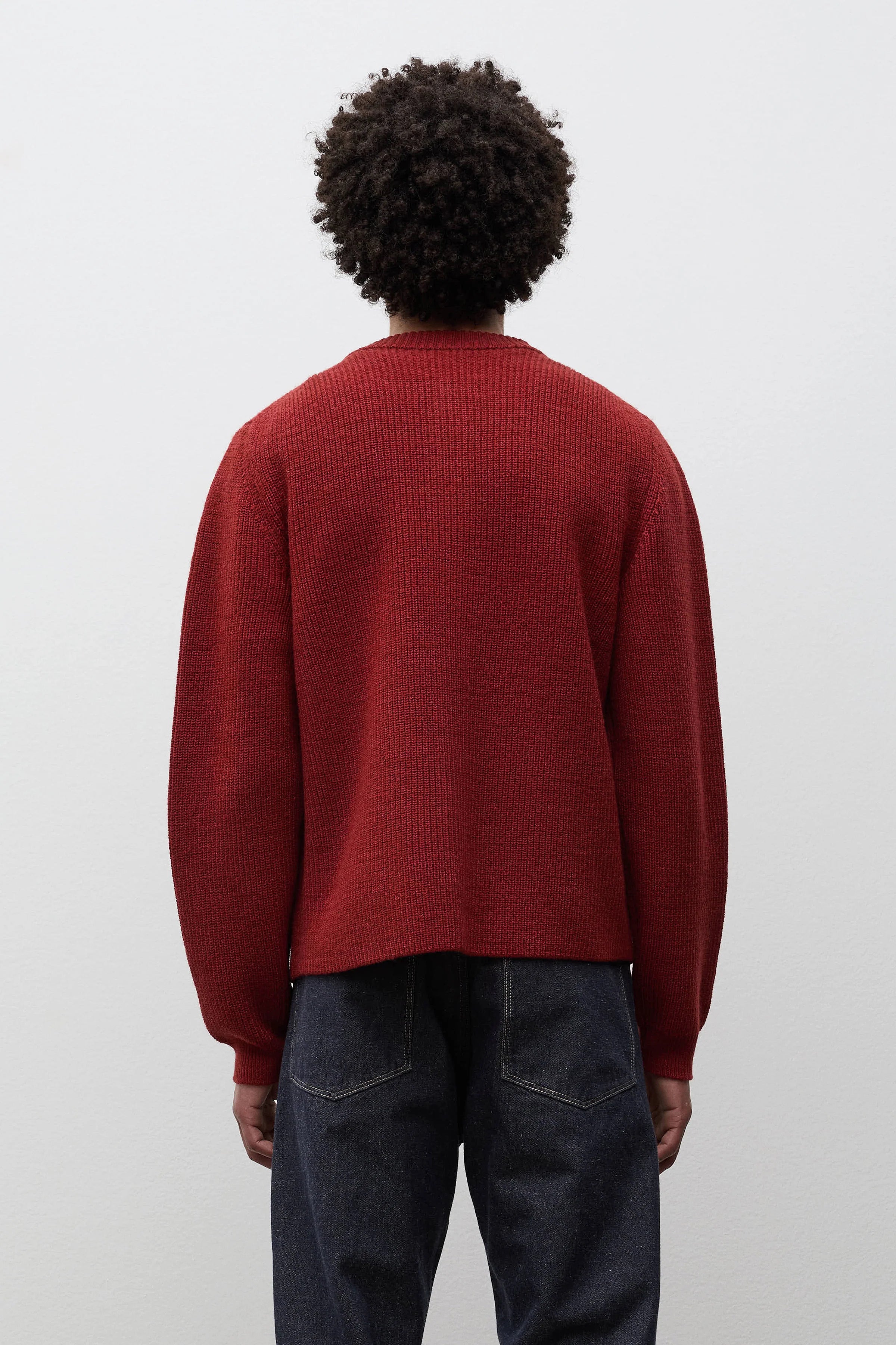 Gullverket Cotton Wool Rib Cardigan Cowhide_3