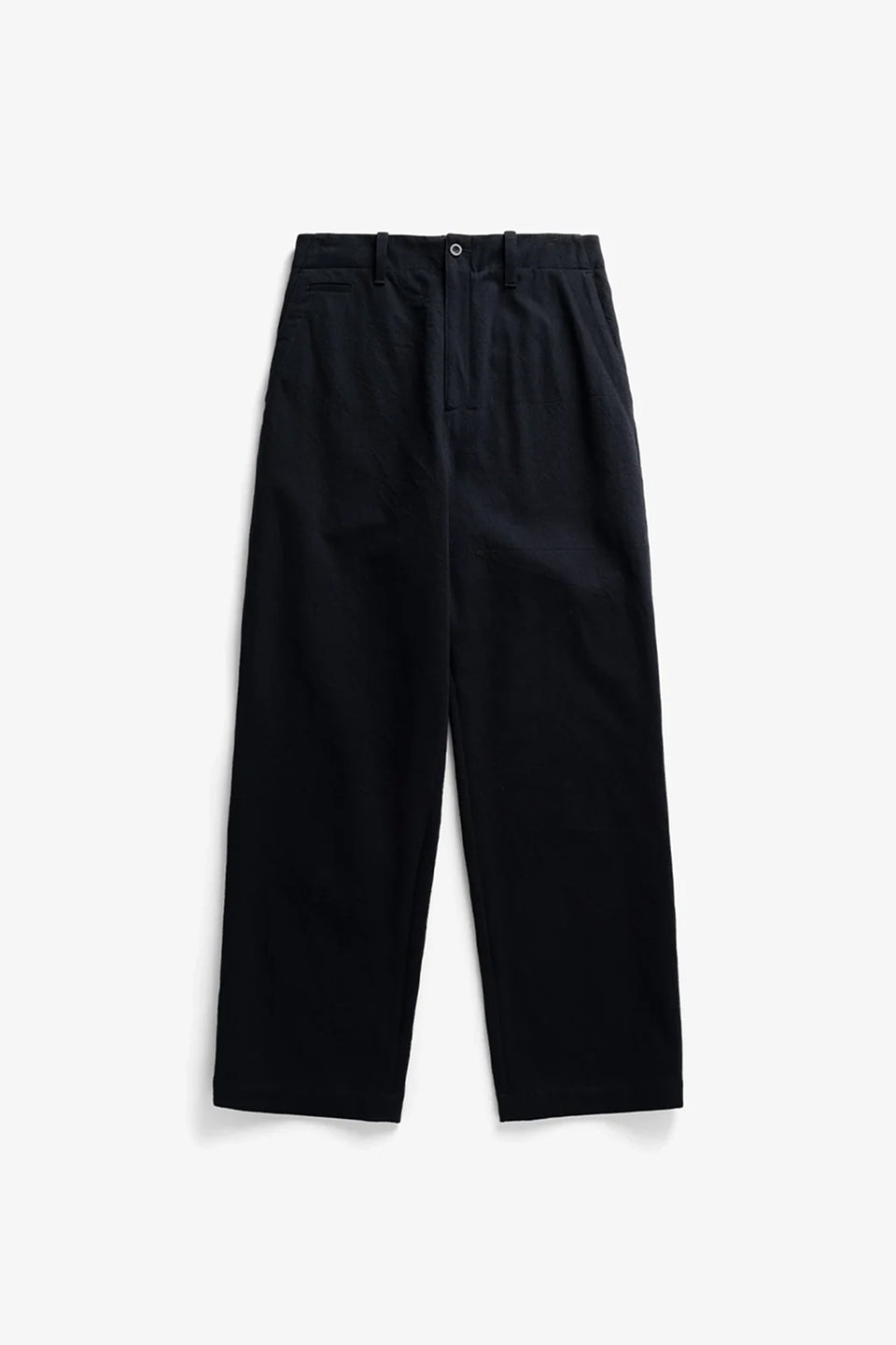 Hengifoss High Waist Cotton Wool Twill Trouser Dark Navy