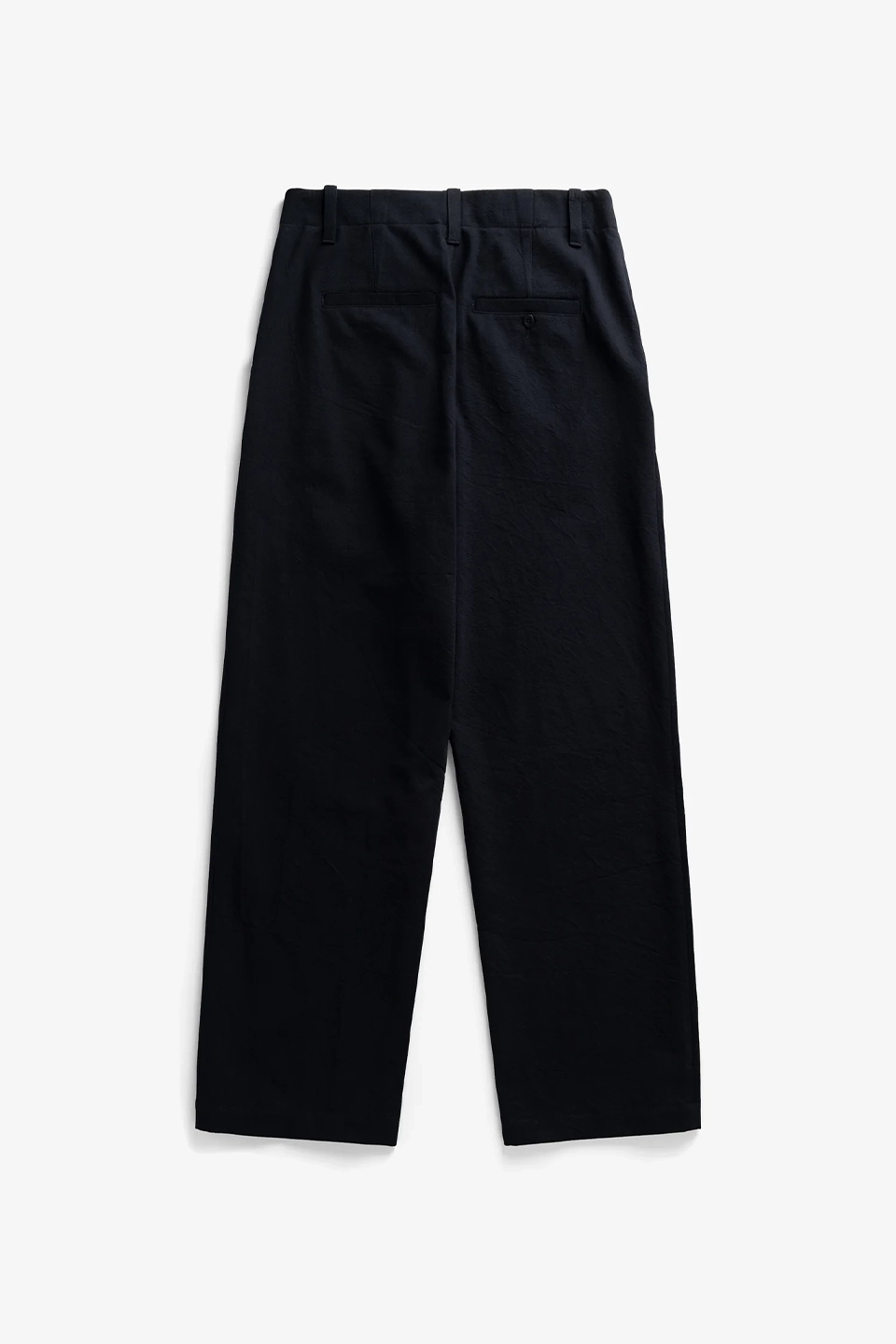 Hengifoss High Waist Cotton Wool Twill Trouser Dark Navy_2