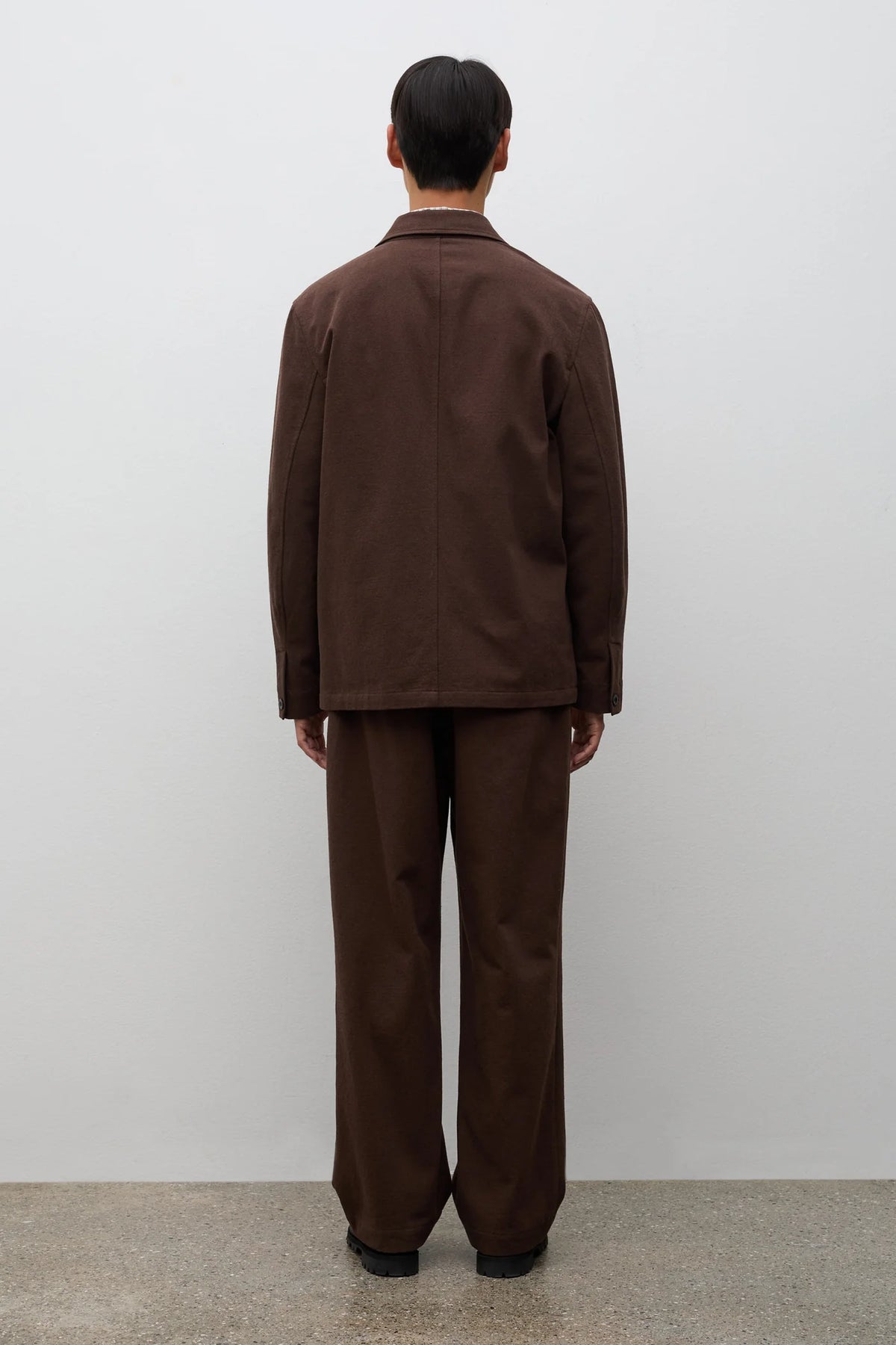 Hengifoss High Waist Cotton Wool Twill Trouser Delicioso Brown_6