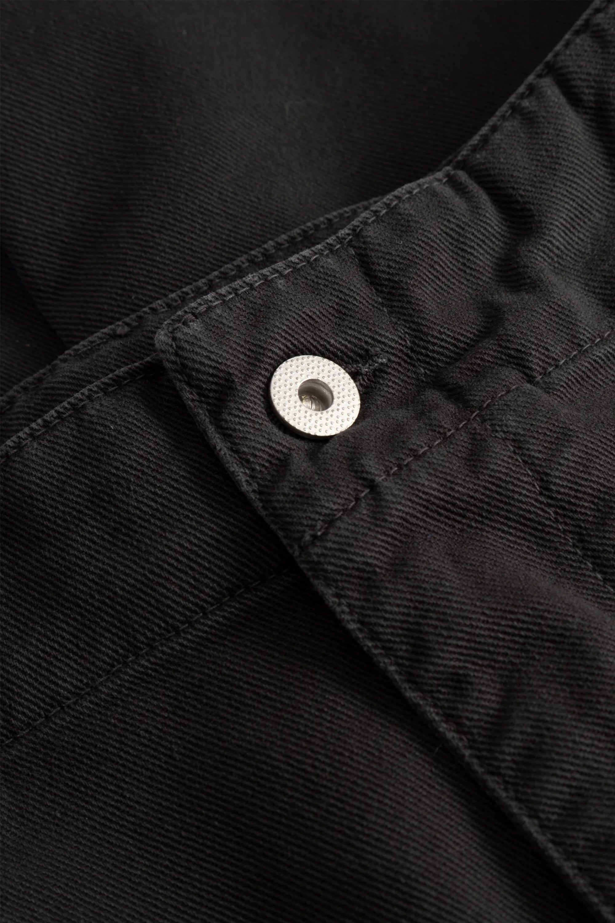 Hengifoss High Waist Heavy Twill Trouser Black_4