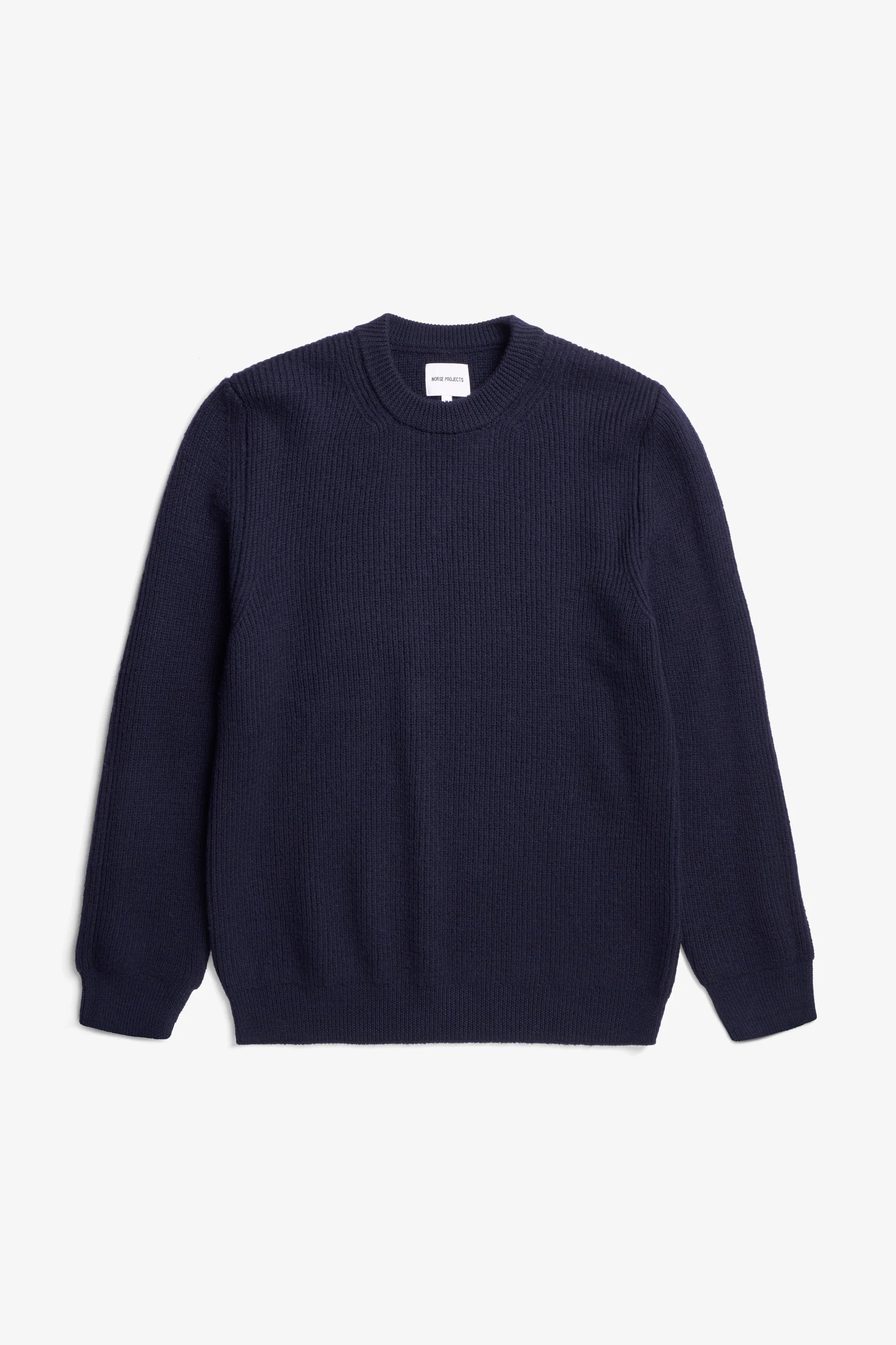 Henning Cotton Wool Rib Sweater Dark Navy_5