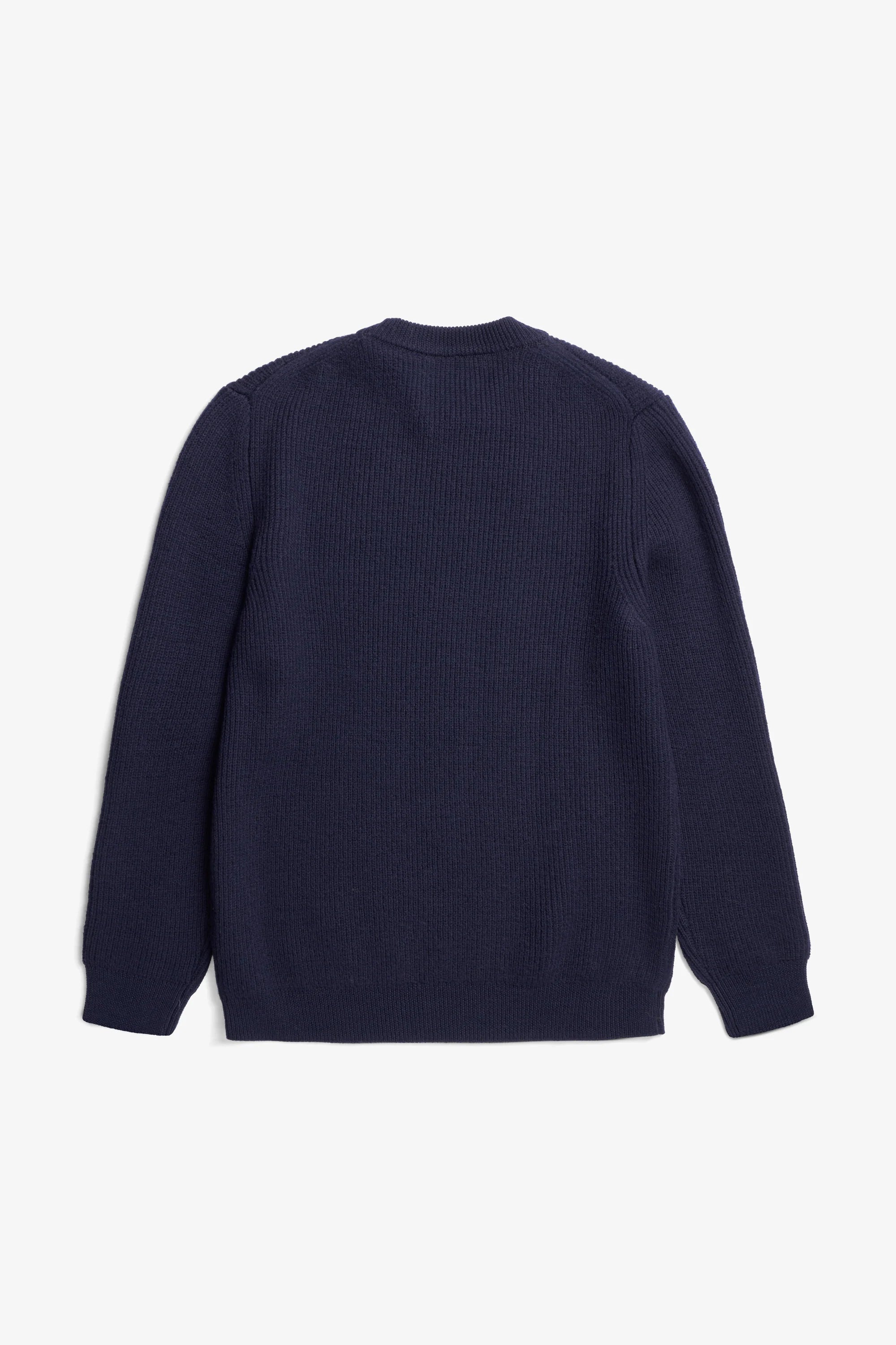Henning Cotton Wool Rib Sweater Dark Navy_6