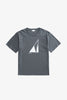 SPORTIVO STORE_Holger Organic Interlock Hide Print T-Shirt Battleship Grey