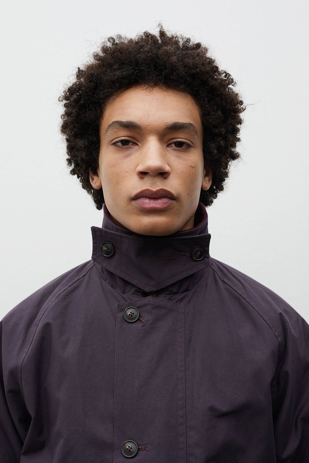 Holmen Wax Raglan Insulated Jacket Darkest Purple_6