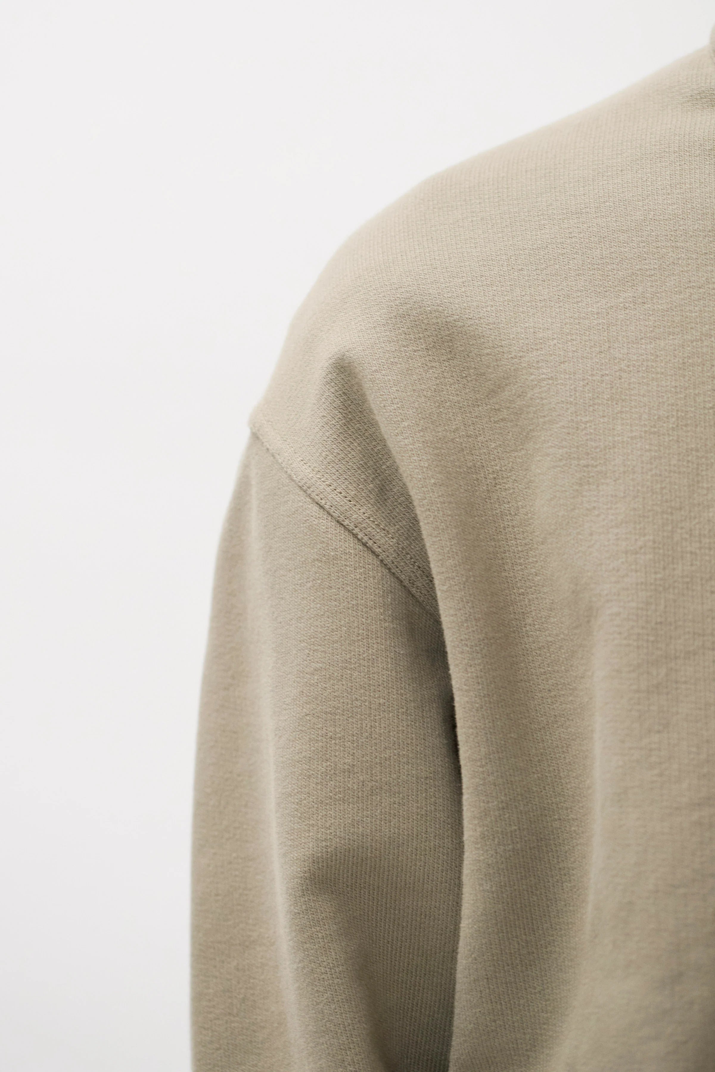 Hornidal Relaxed Organic Loopback Track Jacket Vetiver_5