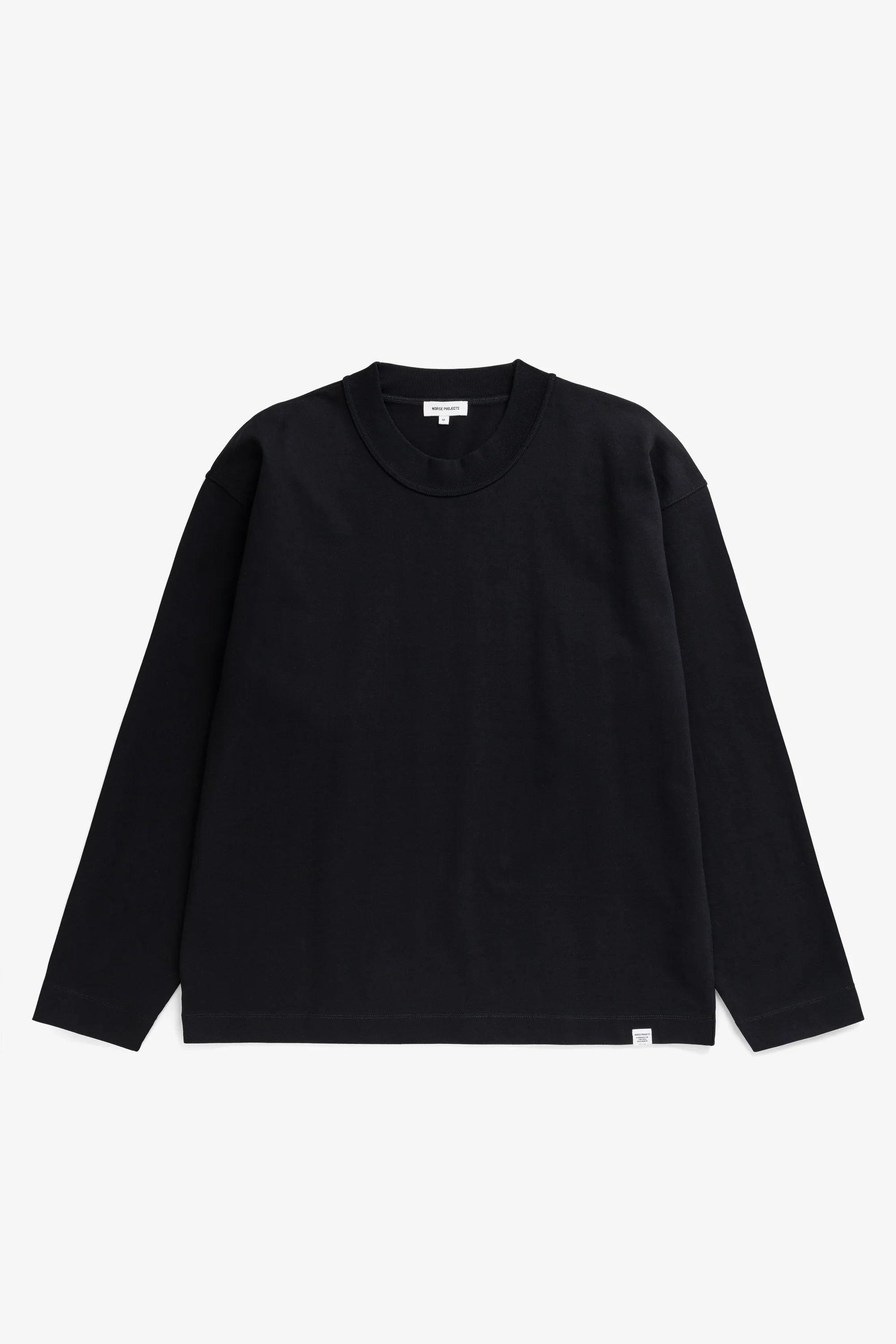 Isefjord Compact Cotton LS T-Shirt Black_5