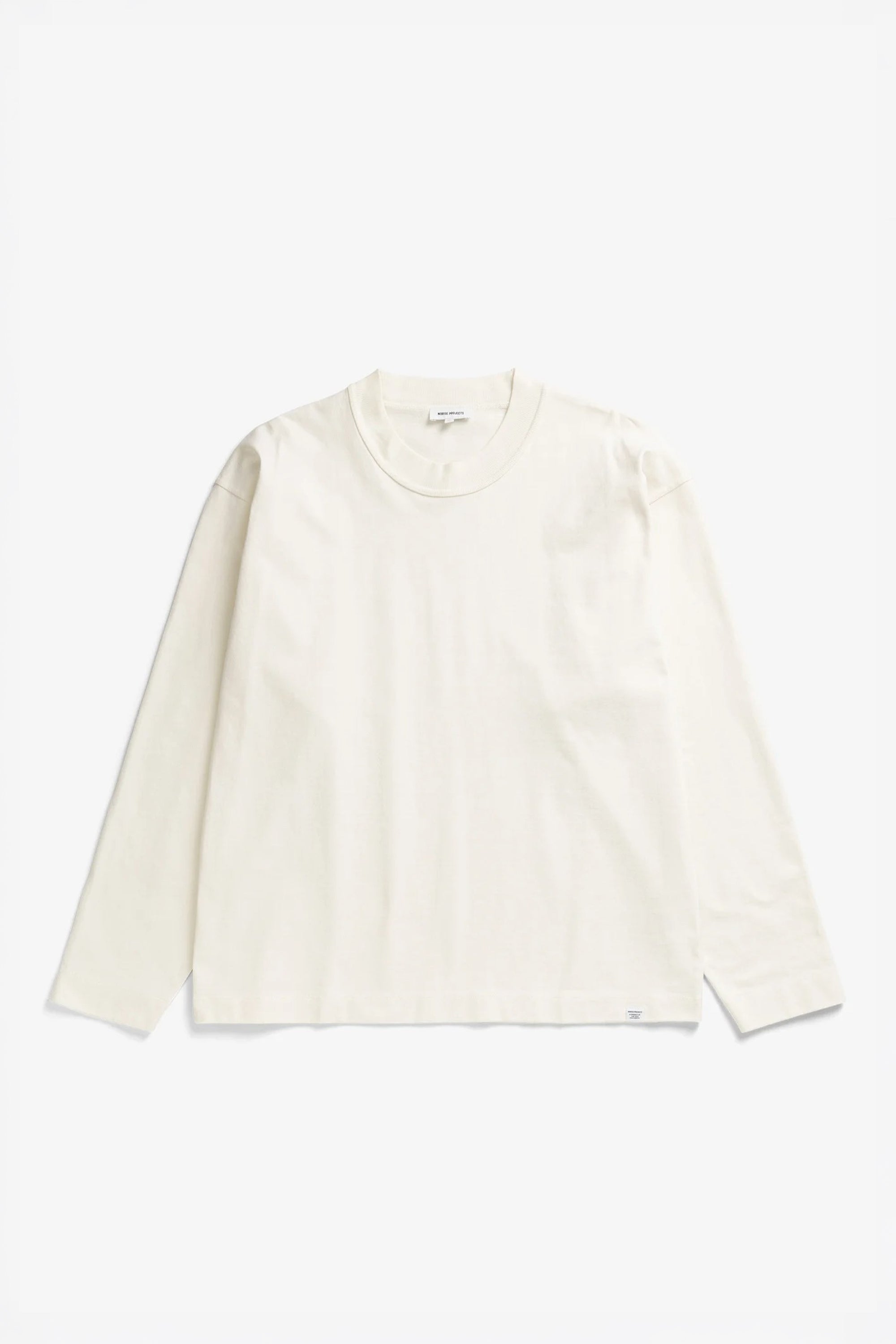 Isefjord Compact Cotton LS T-Shirt Ecru_4