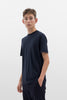 SPORTIVO STORE_Jacob Cotton Crepe T-Shirt Dark Navy_5