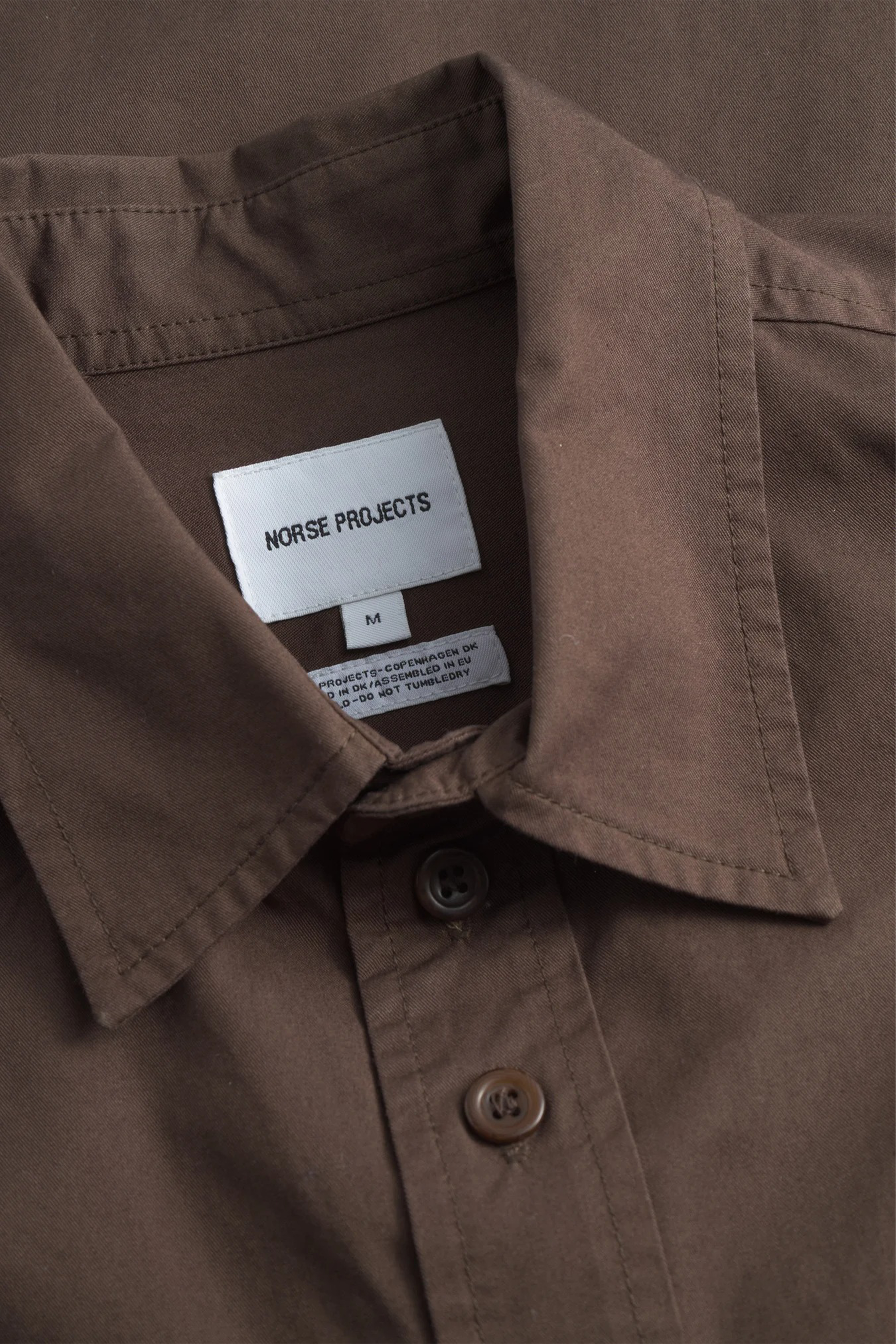 Julius Mineral Dyed Oversize Shirt Espresso_5
