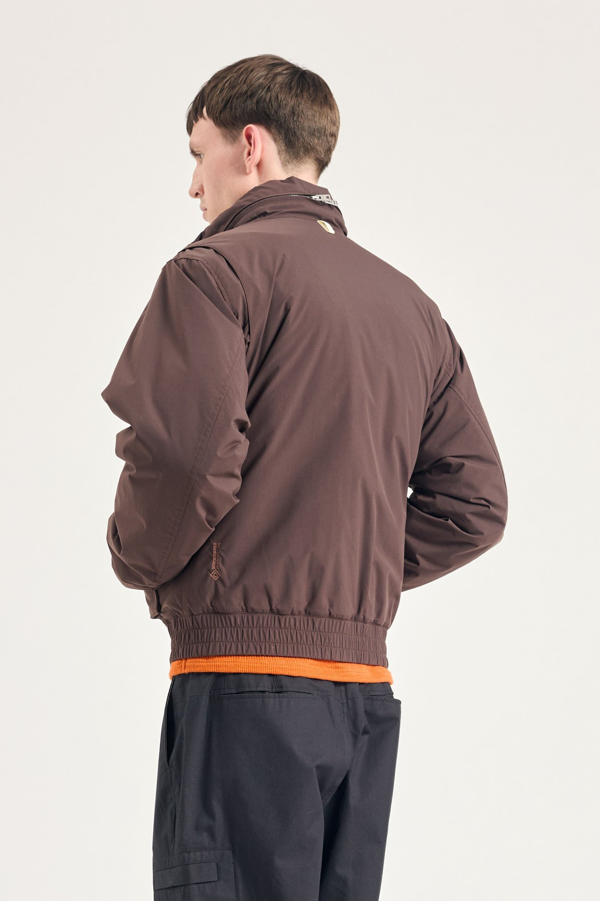 Kastrup Gore-Tex Windstopper Bomber Jacket Seal Brown