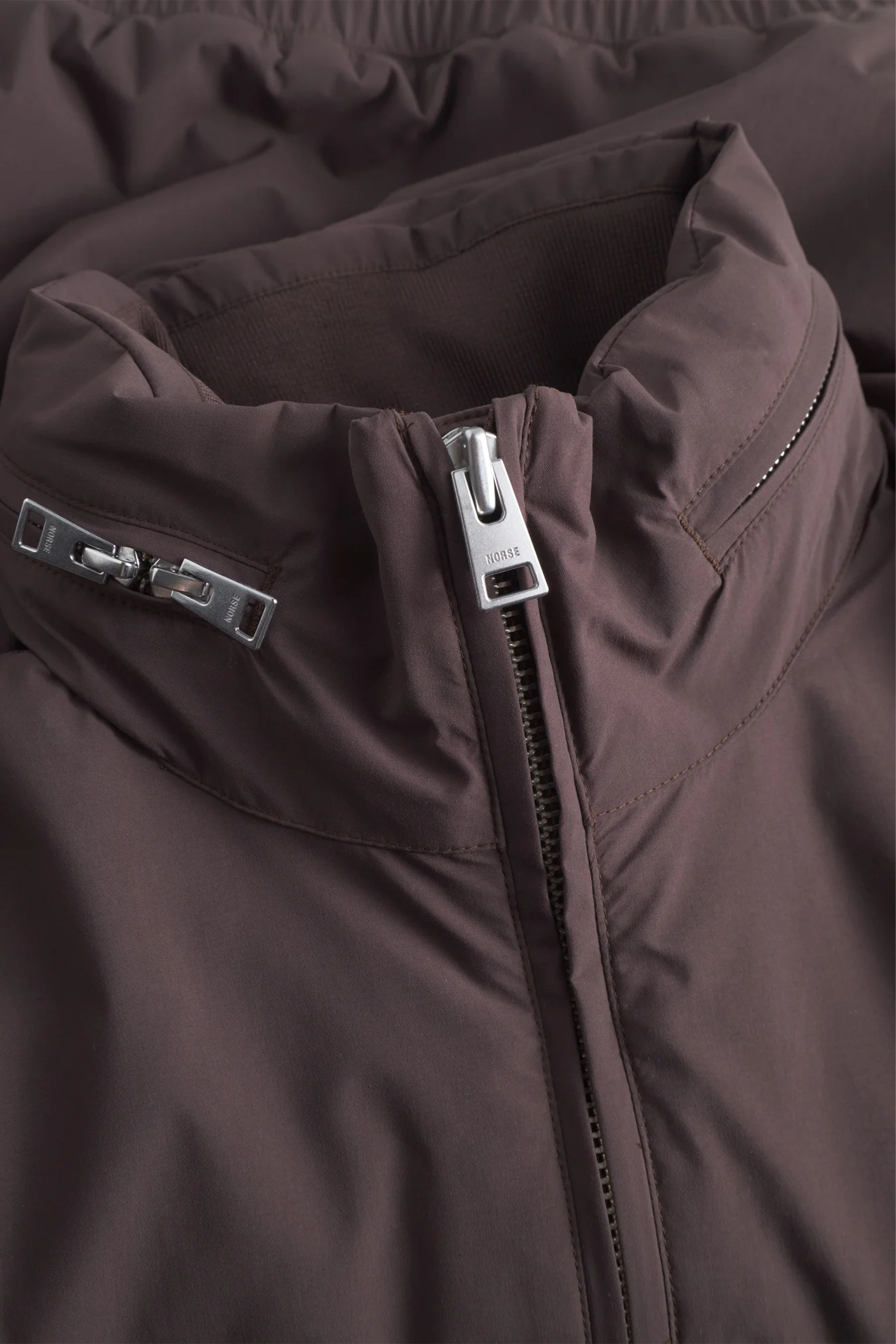Kastrup Gore-Tex Windstopper Bomber Jacket Seal Brown_6