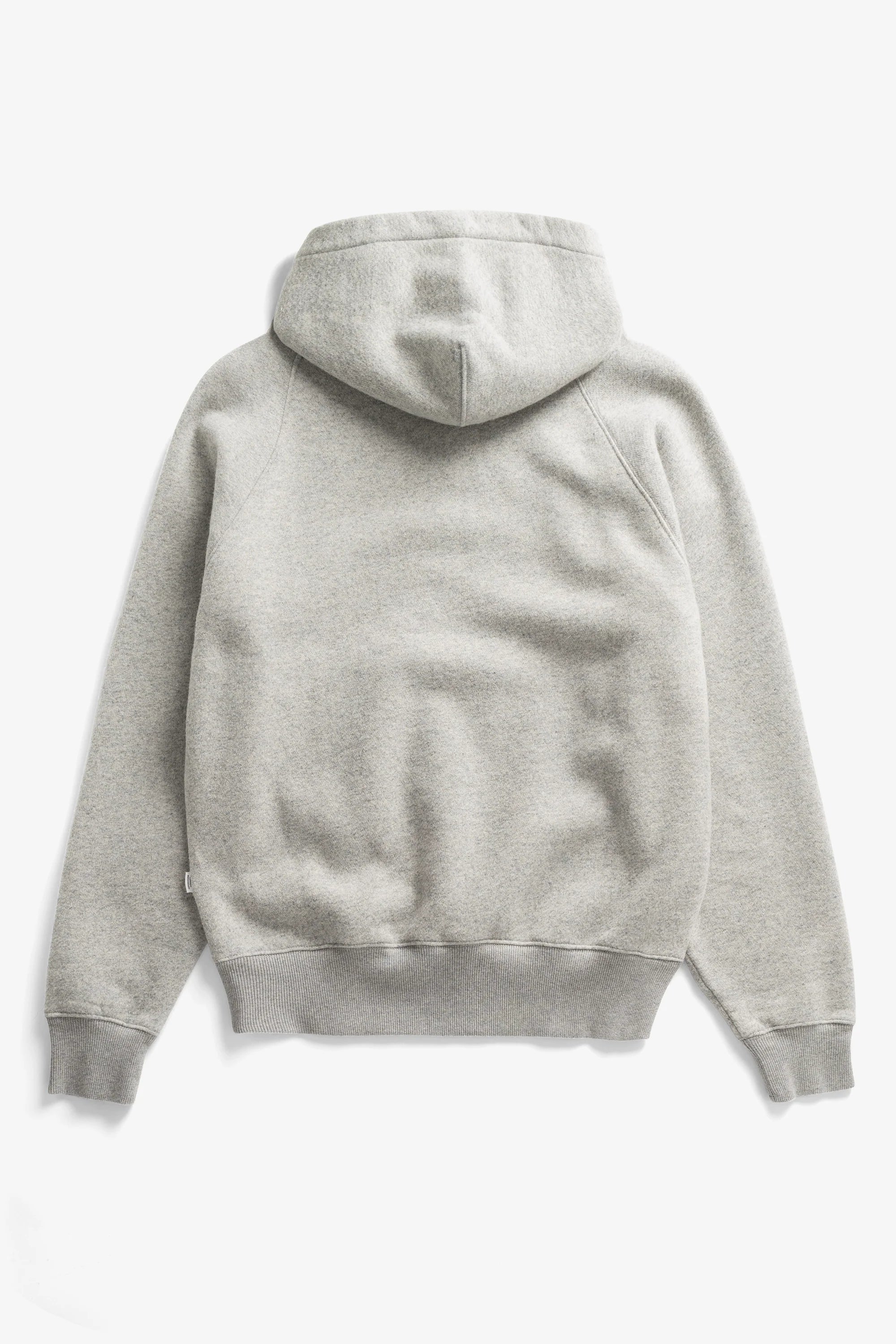 Kerid Relaxed Cotton Wool Hoodie Grey Melange_6