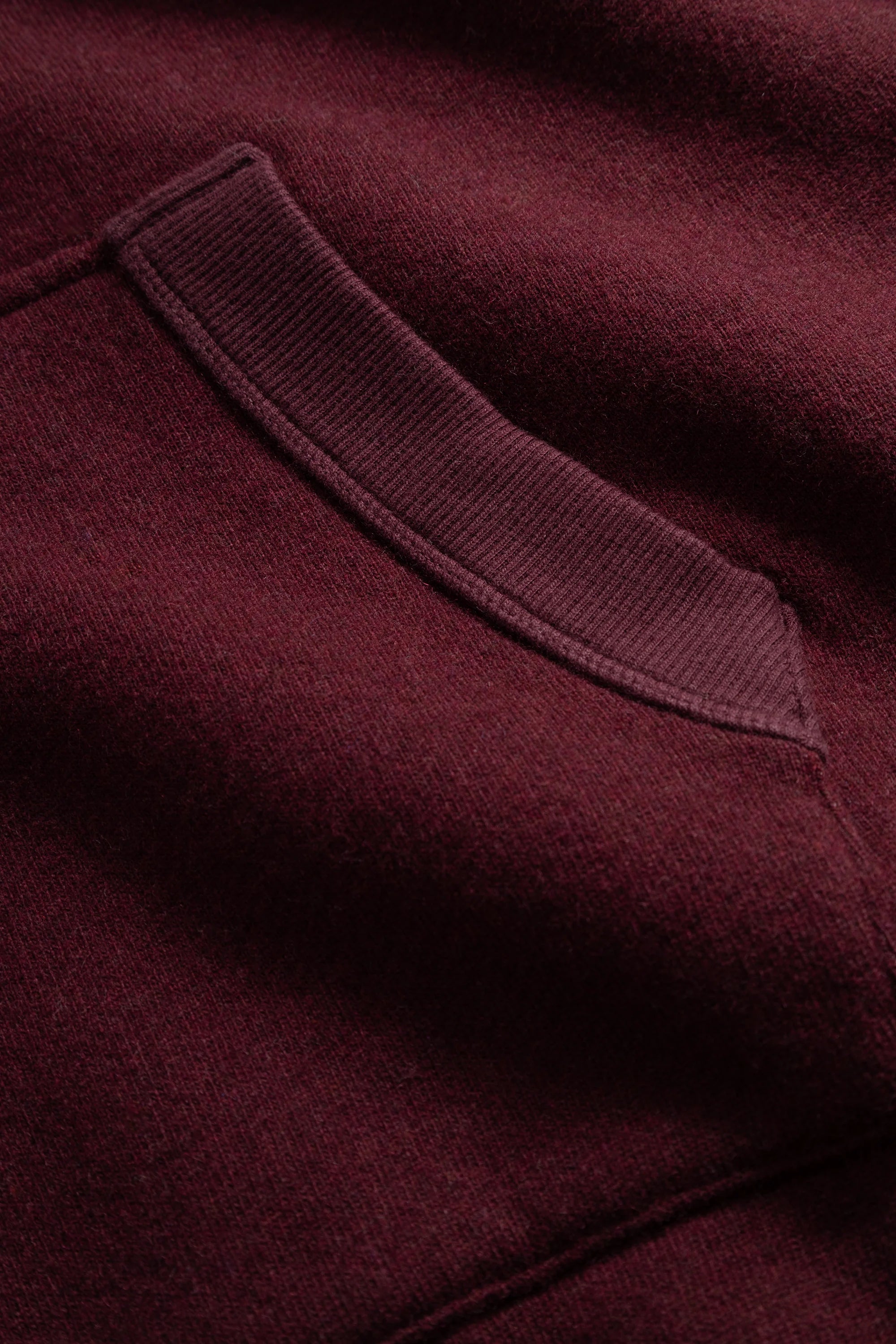 Kerid Relaxed Cotton Wool Hoodie Mahogany_3