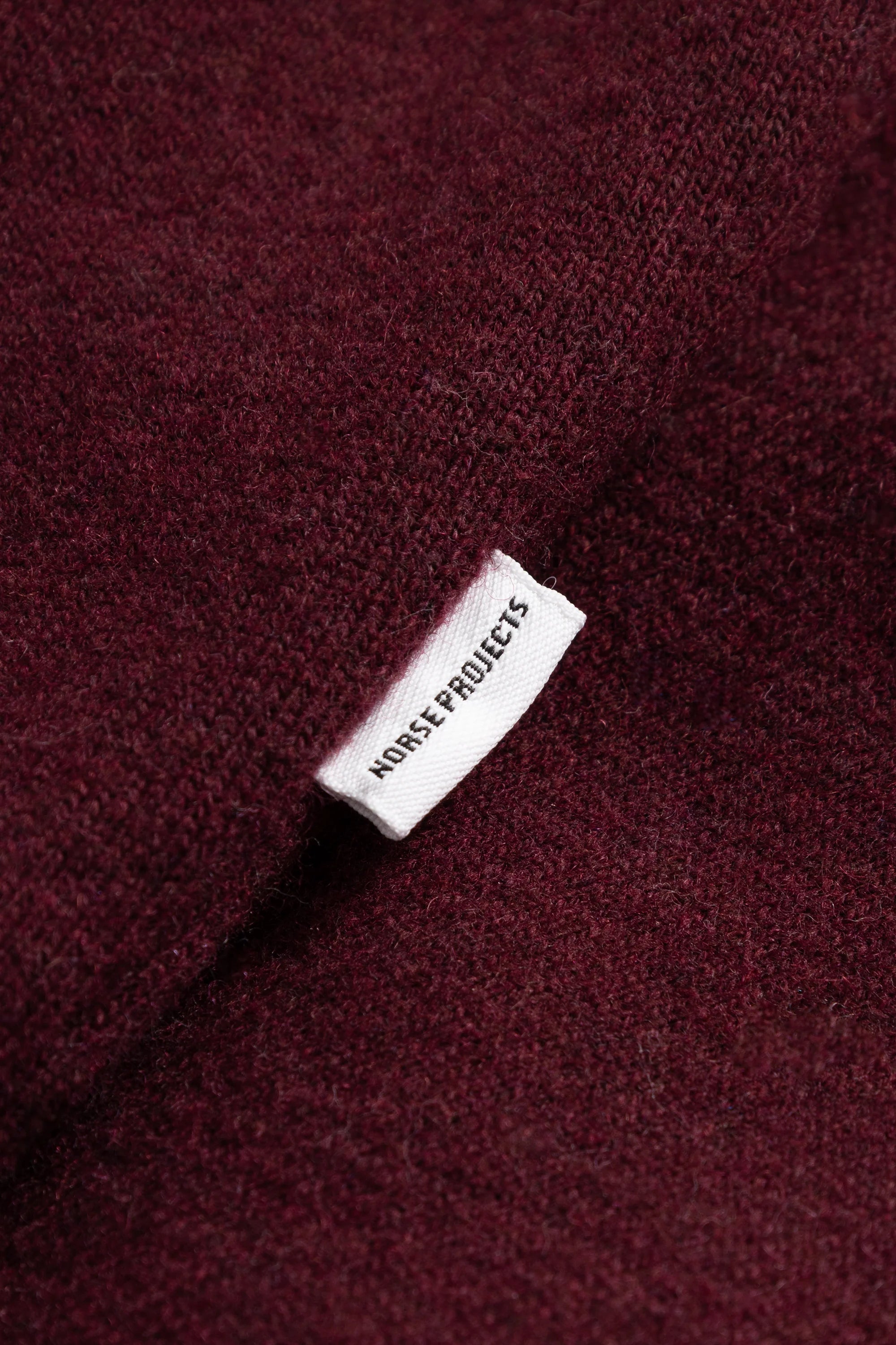 Kerid Relaxed Cotton Wool Hoodie Mahogany_4