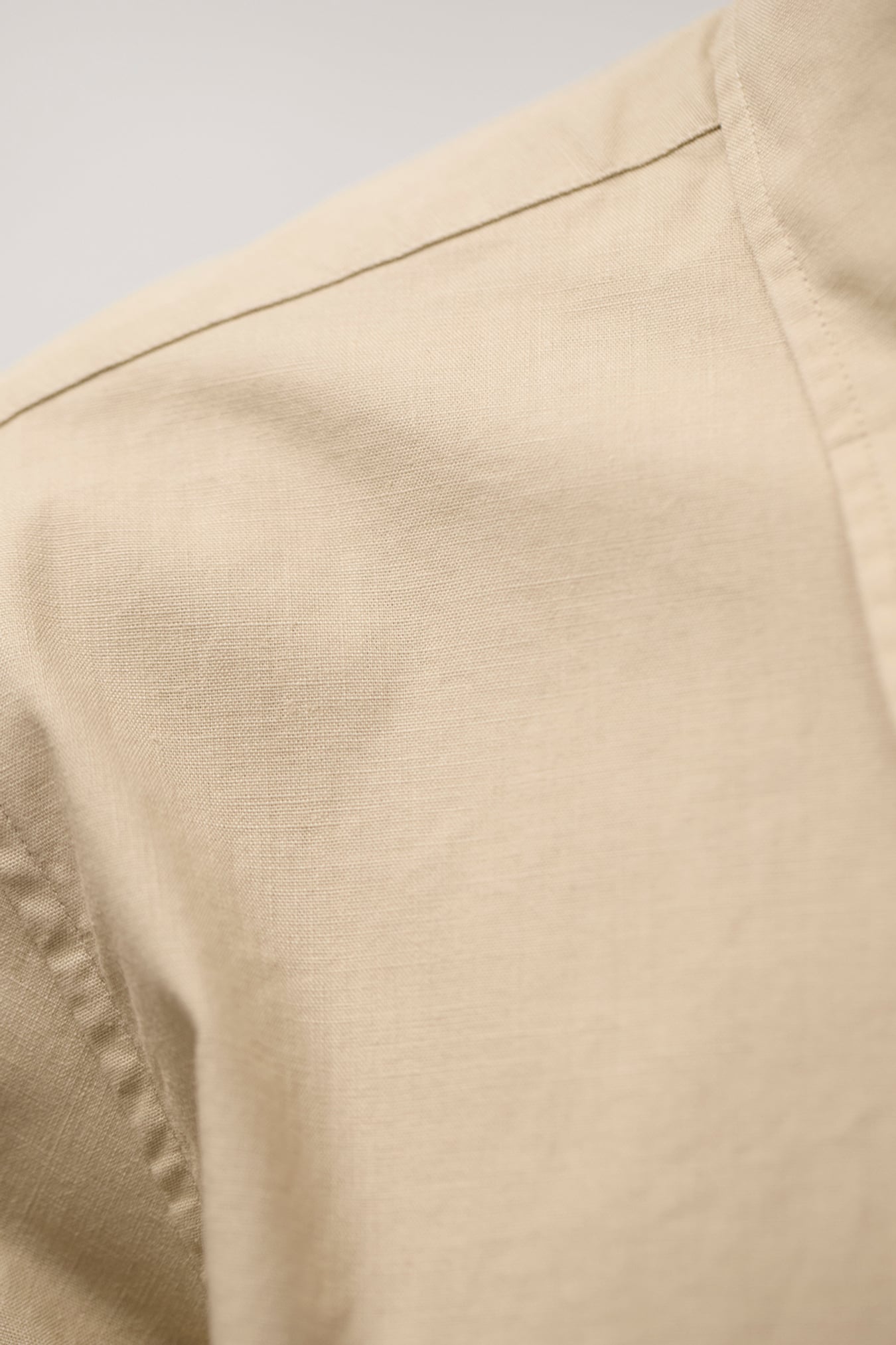 Kongshoved Cotton Faded Pigment Dyed Relaxed Shirt Tan_5