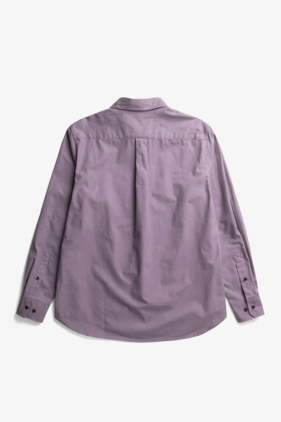 Kongshoved Cotton Faded Pigment Dyed Relaxed Shirt Vintage Violet