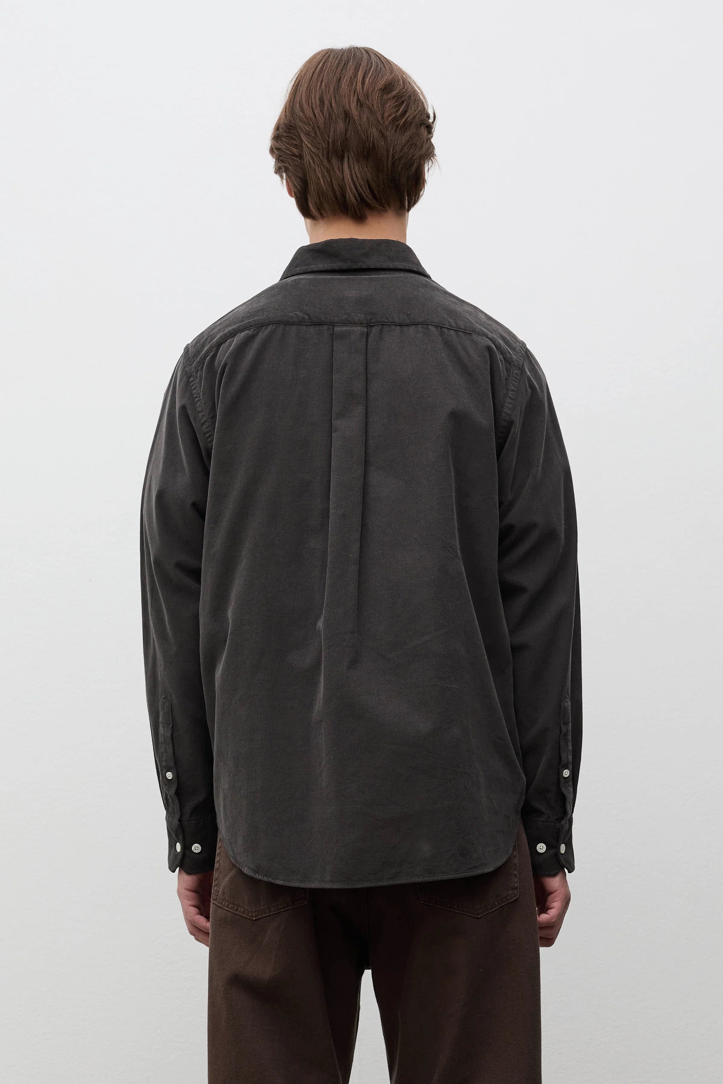 Kongshoved Relaxed Micro Cord Shirt Beluga_3
