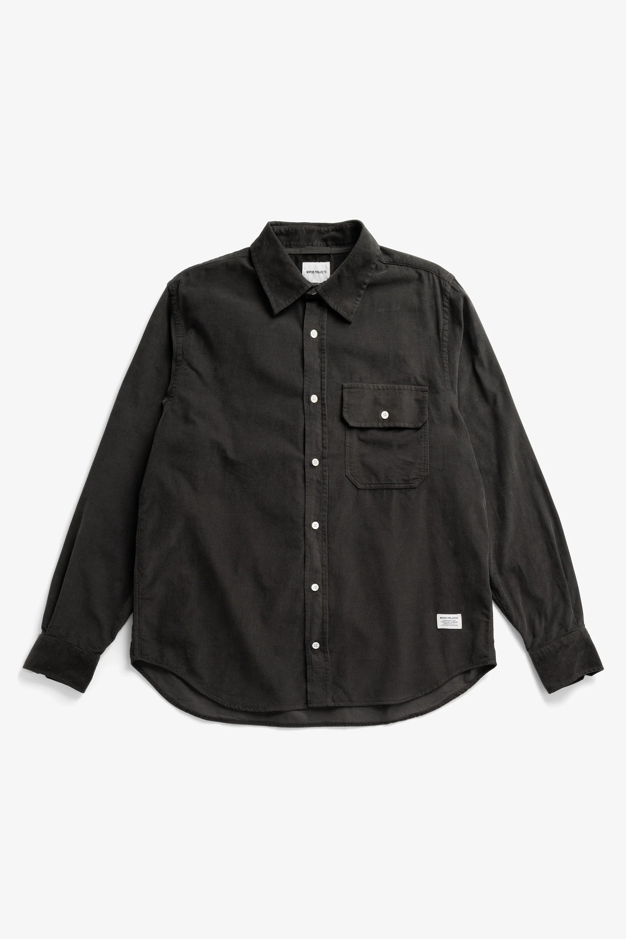 Kongshoved Relaxed Micro Cord Shirt Beluga_5