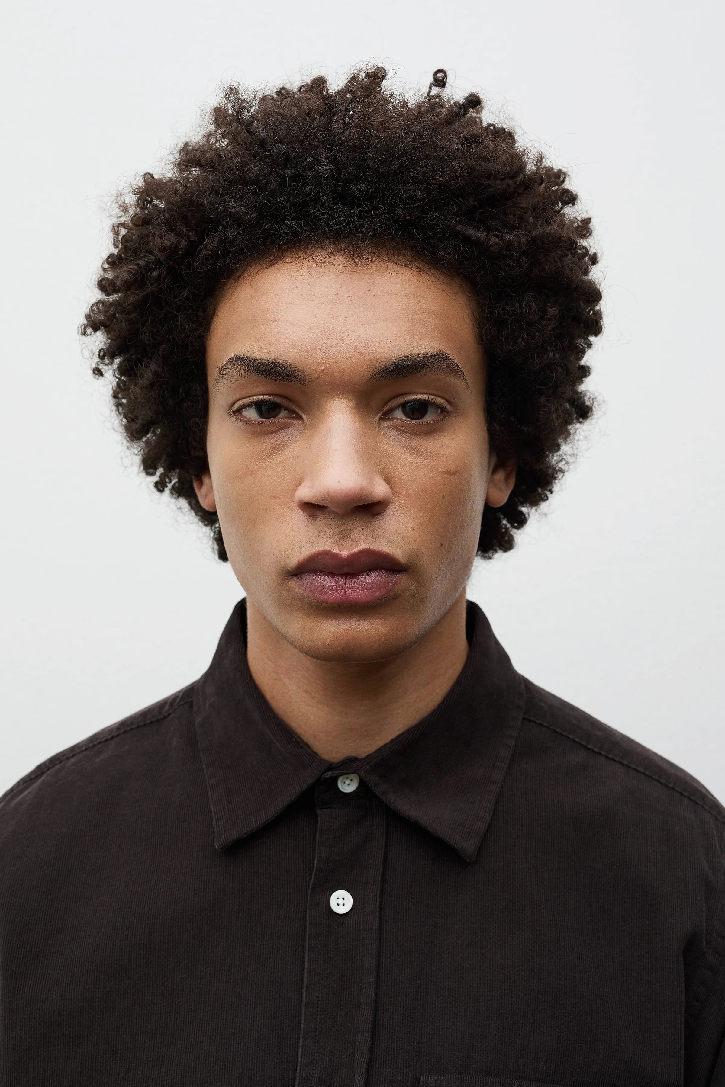Kongshoved Relaxed Micro Cord Shirt Espresso_4