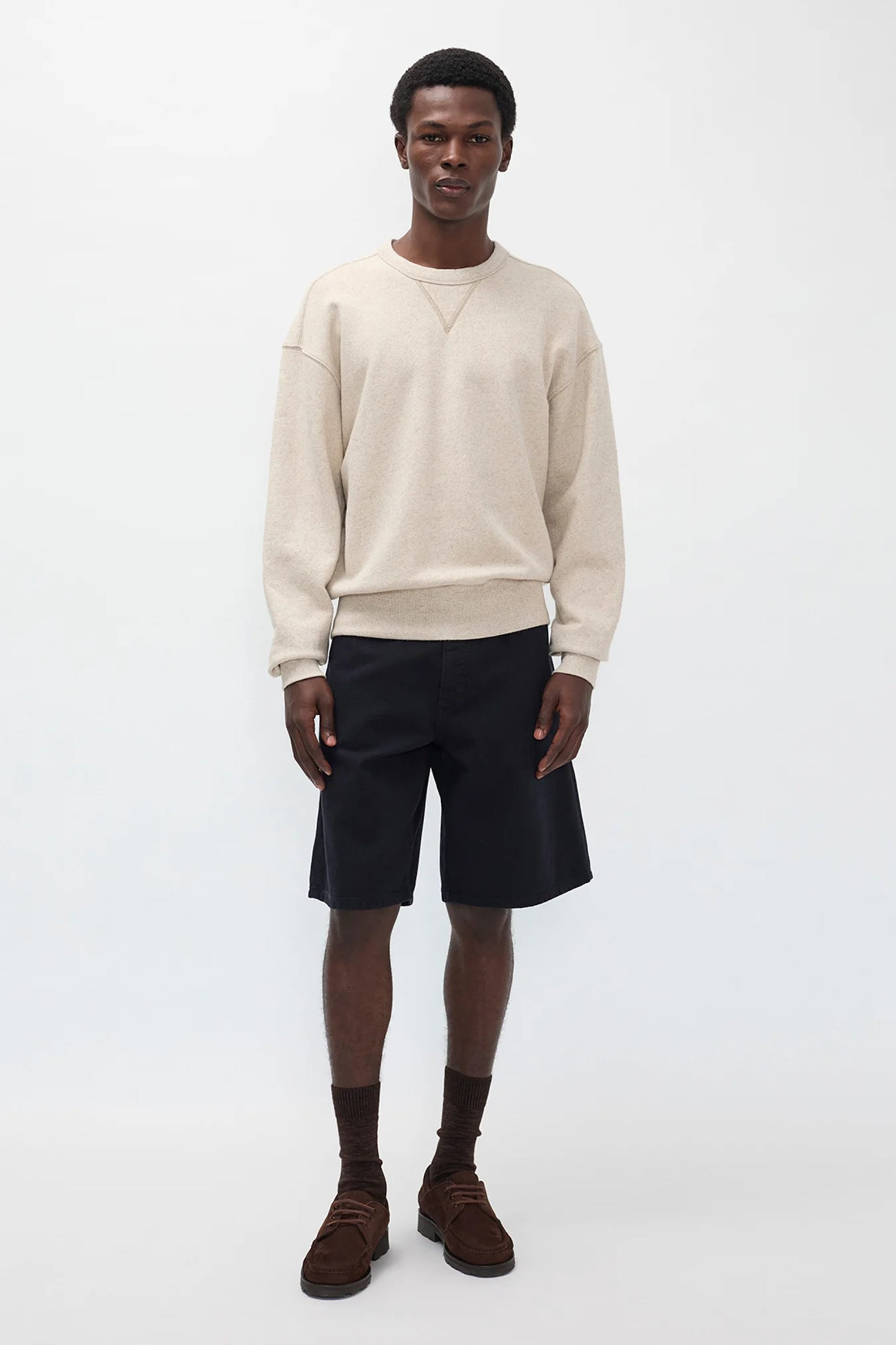 Korshavn Relaxed 5 Pocket Heavy Twill Short Dark Navy