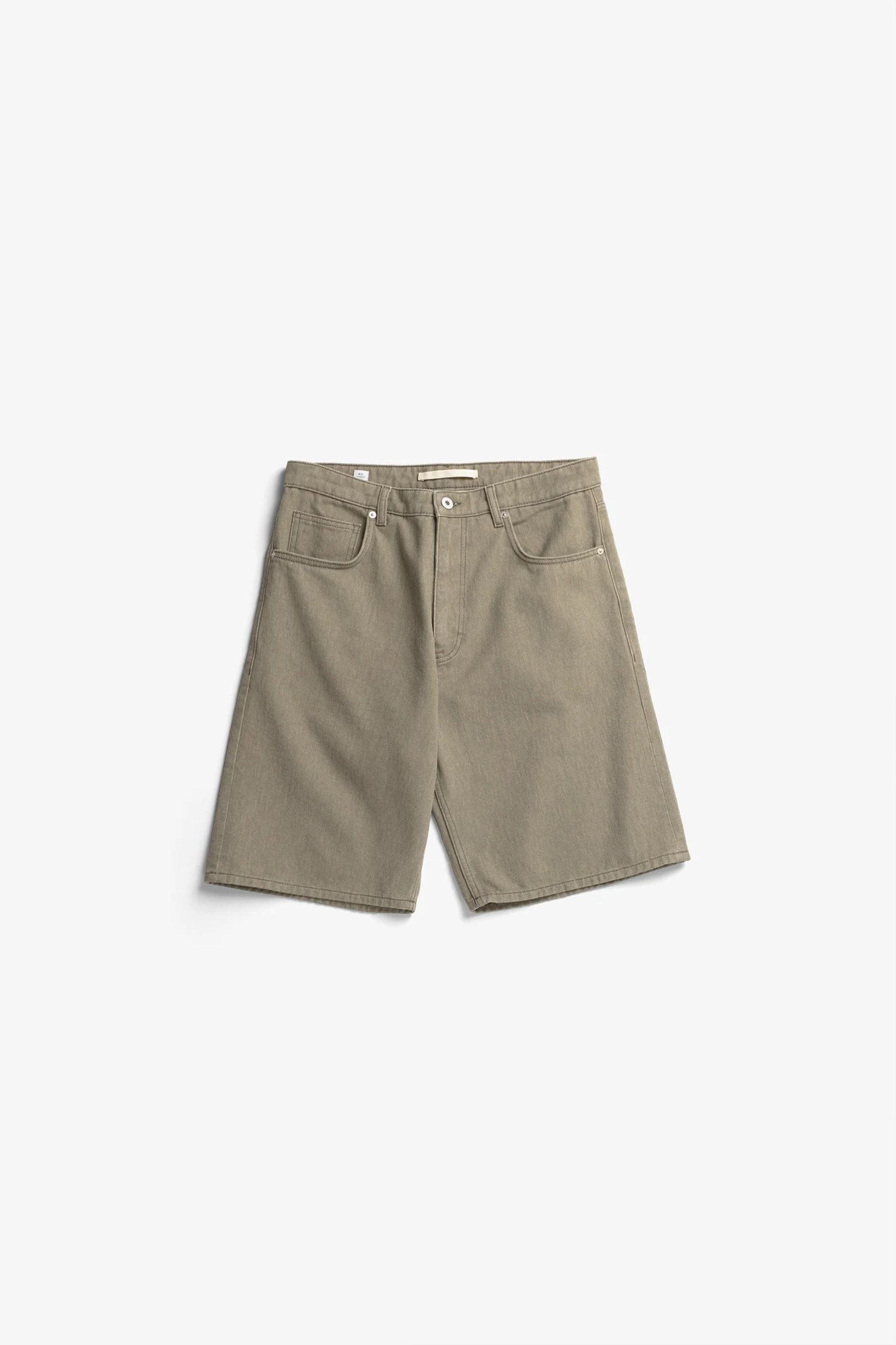 Korshavn Relaxed 5 Pocket Heavy Twill Short Vetiver_4