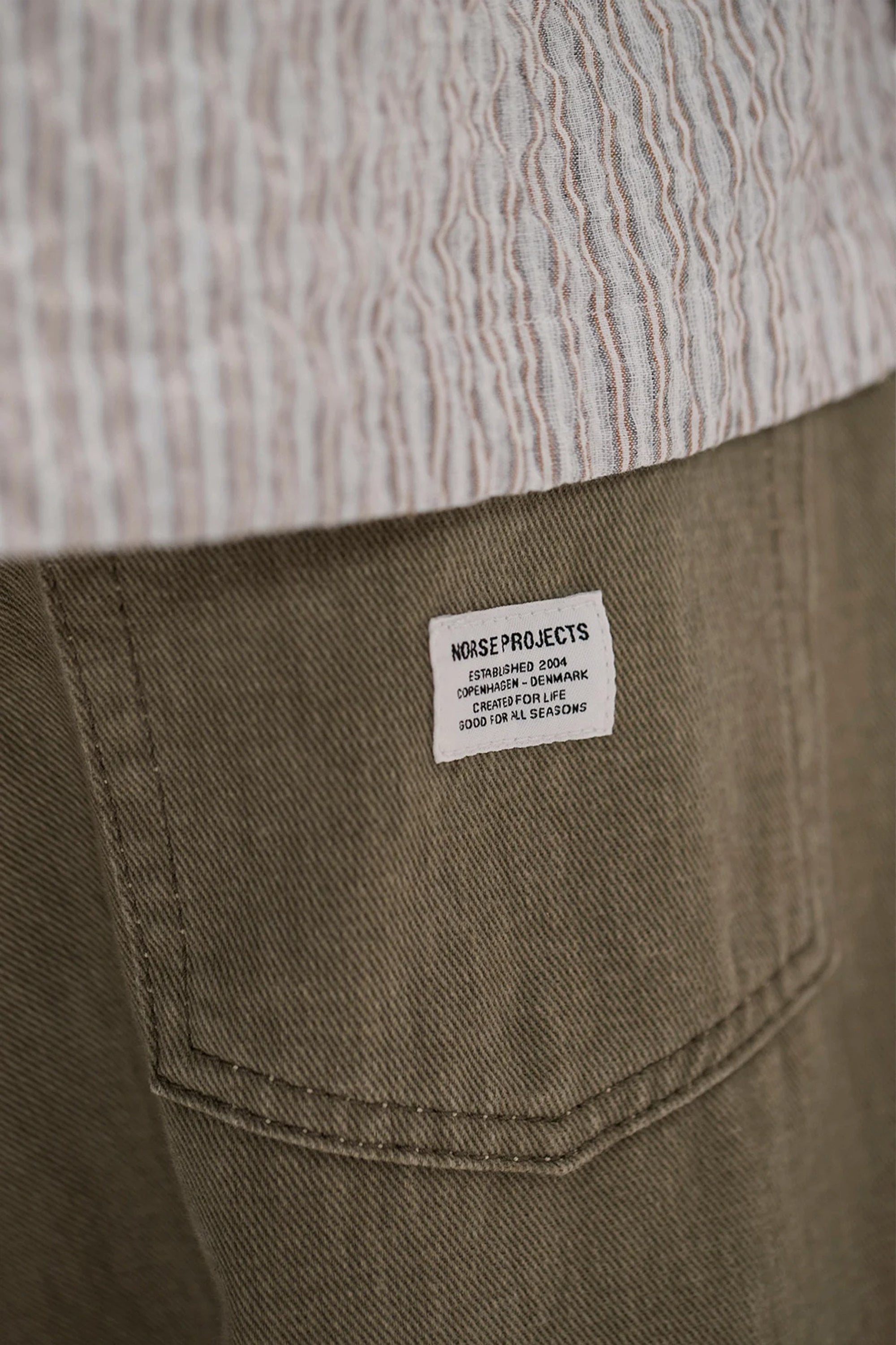 Korshavn Relaxed 5 Pocket Heavy Twill Short Vetiver_6