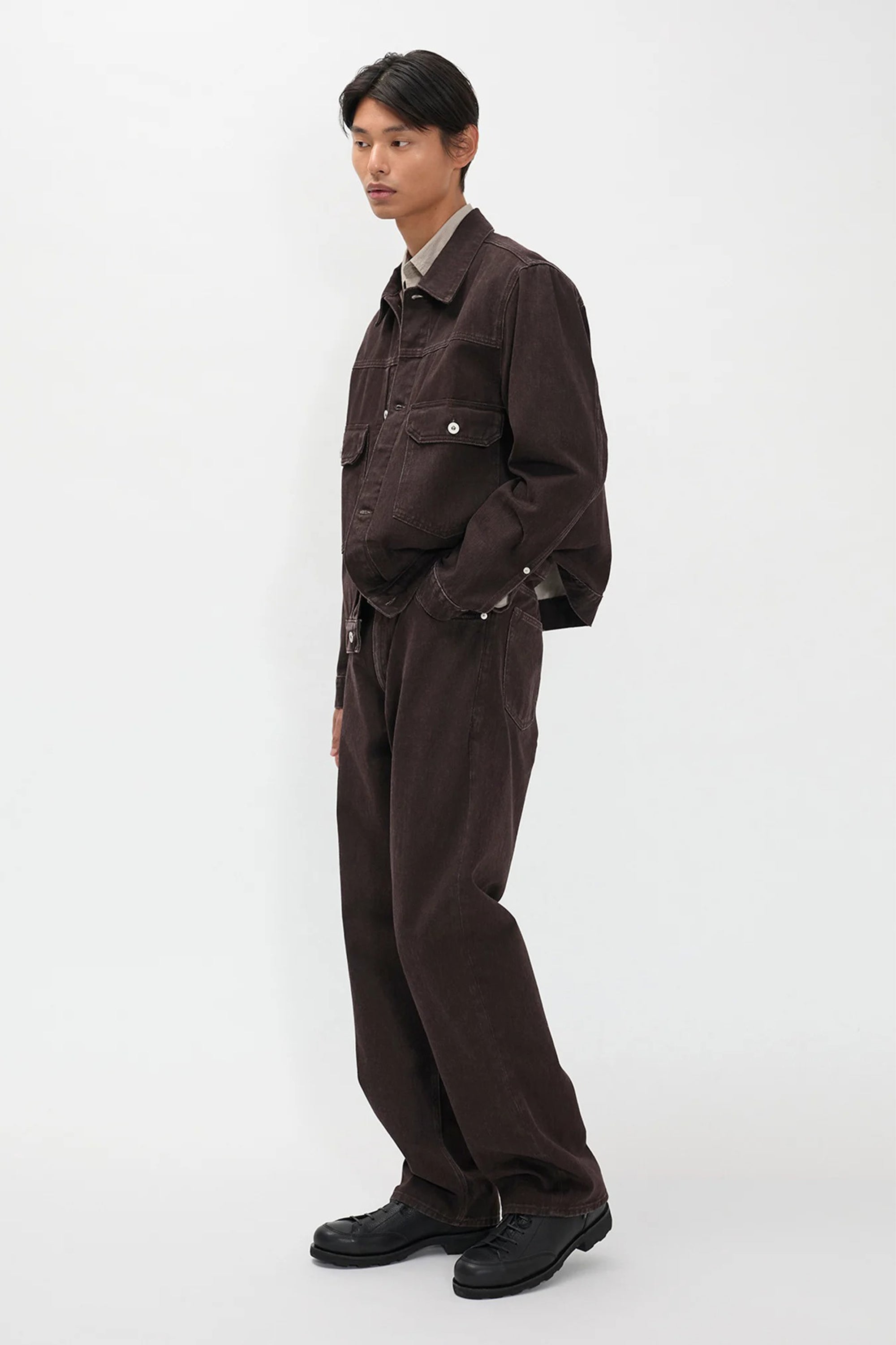 Korshavn Relaxed 5 Pocket Resist Dyed Twill Shale_2