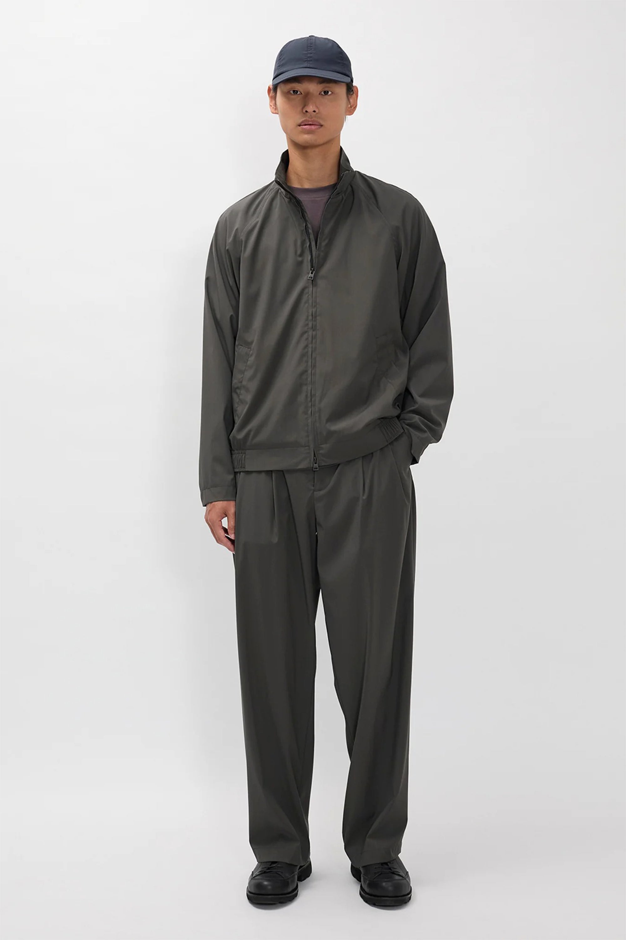 Korso Alpinix 37,5 Wool Harrington Jacket Charcoal Melange