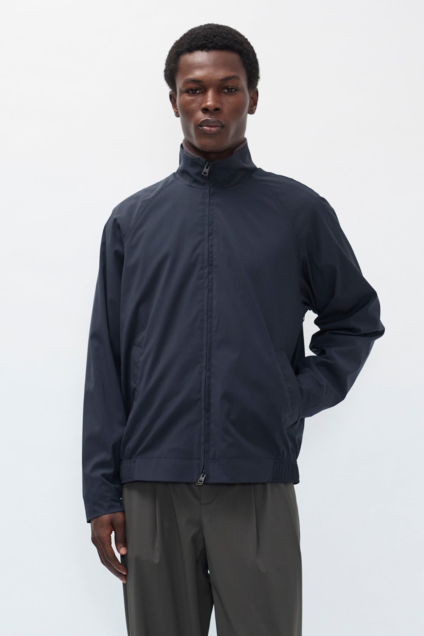 Korso Alpinix 37,5 Wool Harrington Jacket Dark Navy