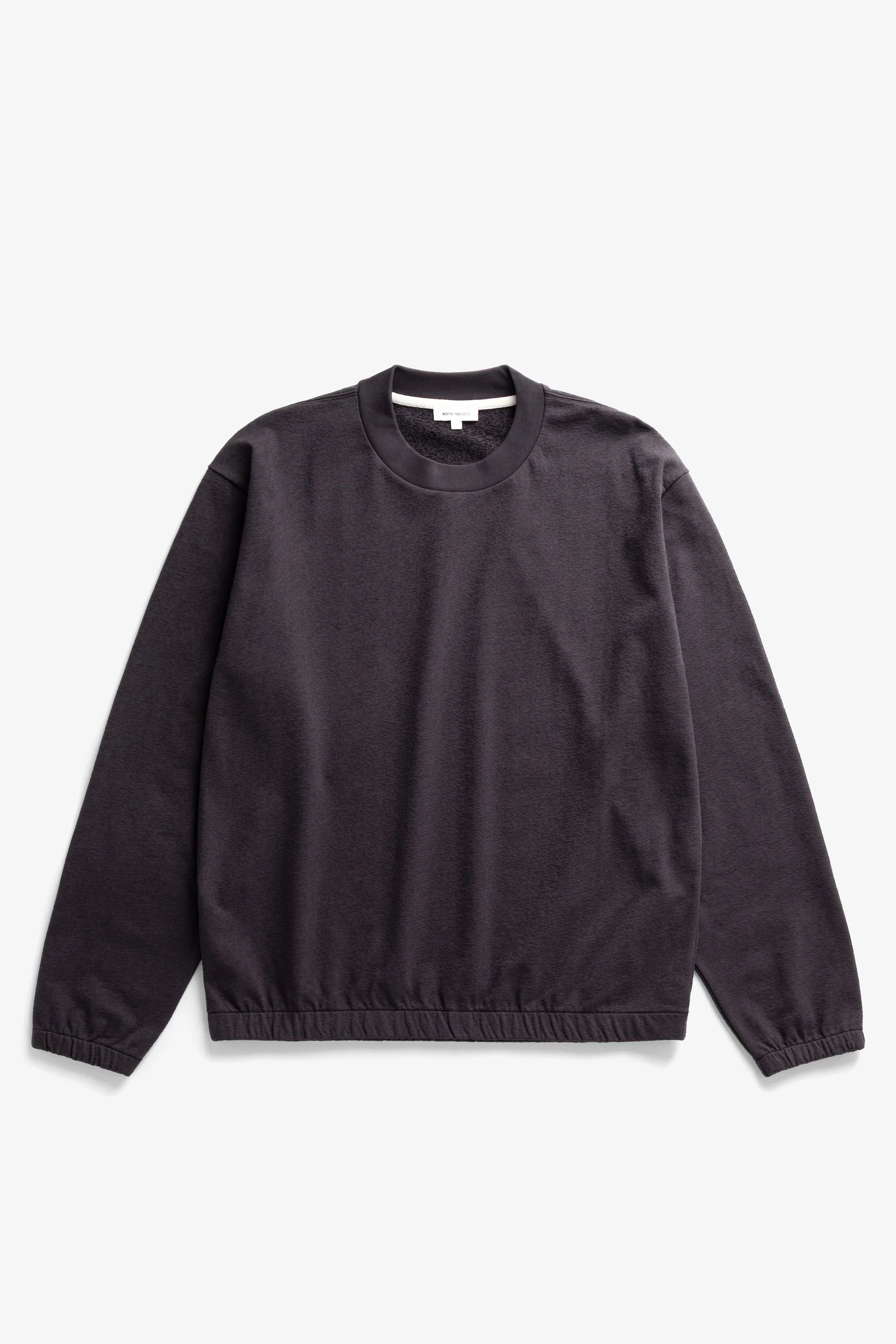 Kulhuse Relaxed Light Pile Jersey Sweatshirt Darkest Purple_5