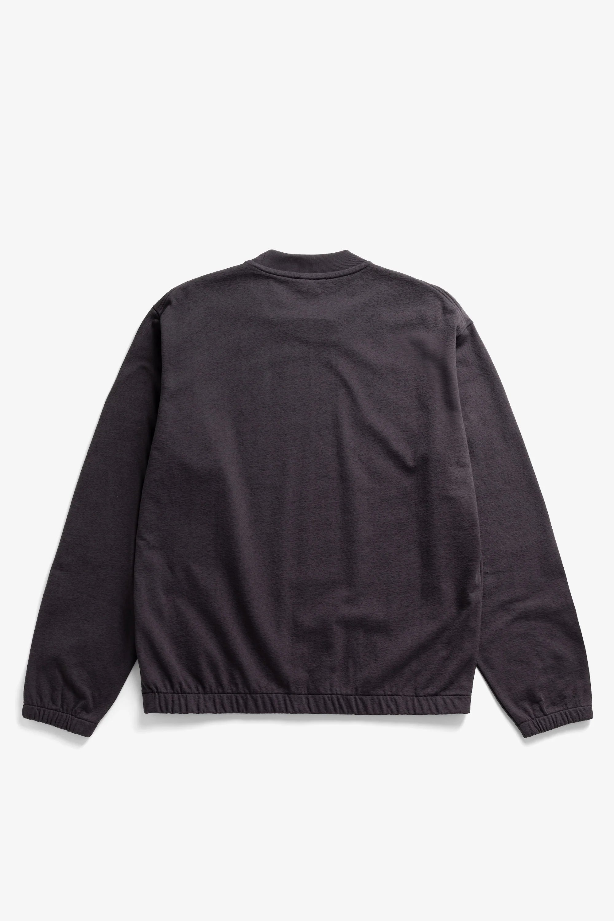 Kulhuse Relaxed Light Pile Jersey Sweatshirt Darkest Purple_6