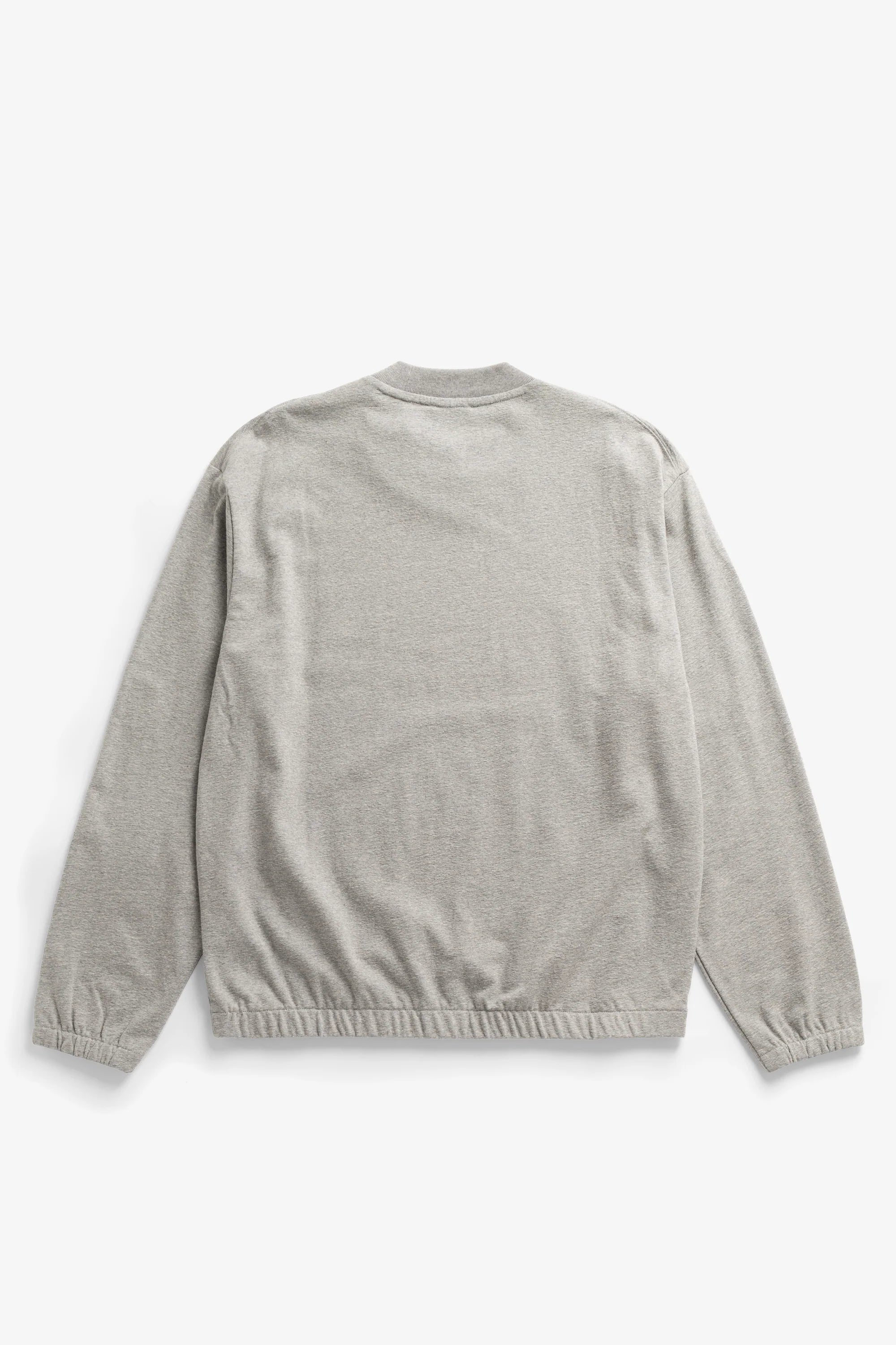 Kulhuse Relaxed Light Pile Jersey Sweatshirt Grey Melange_6