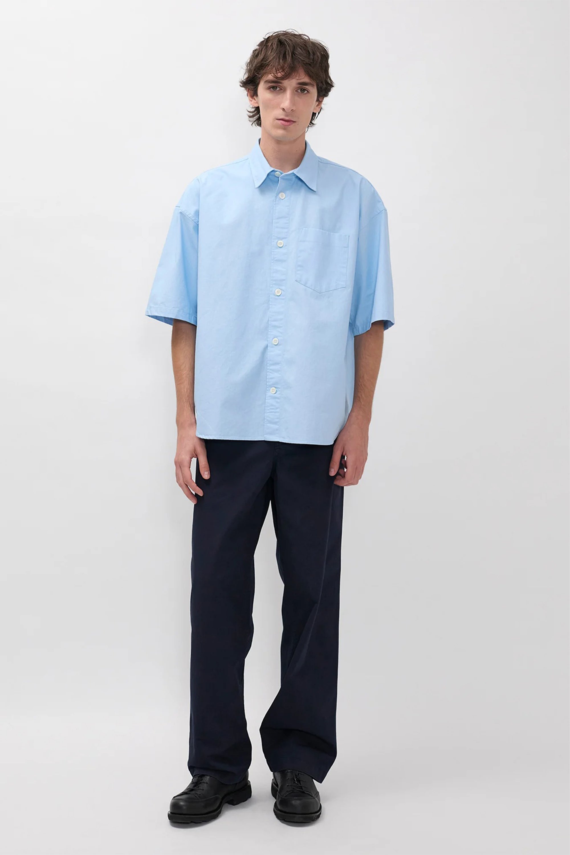 Kvitfjell Relaxed Cotton Twill Pant Dark Navy_1