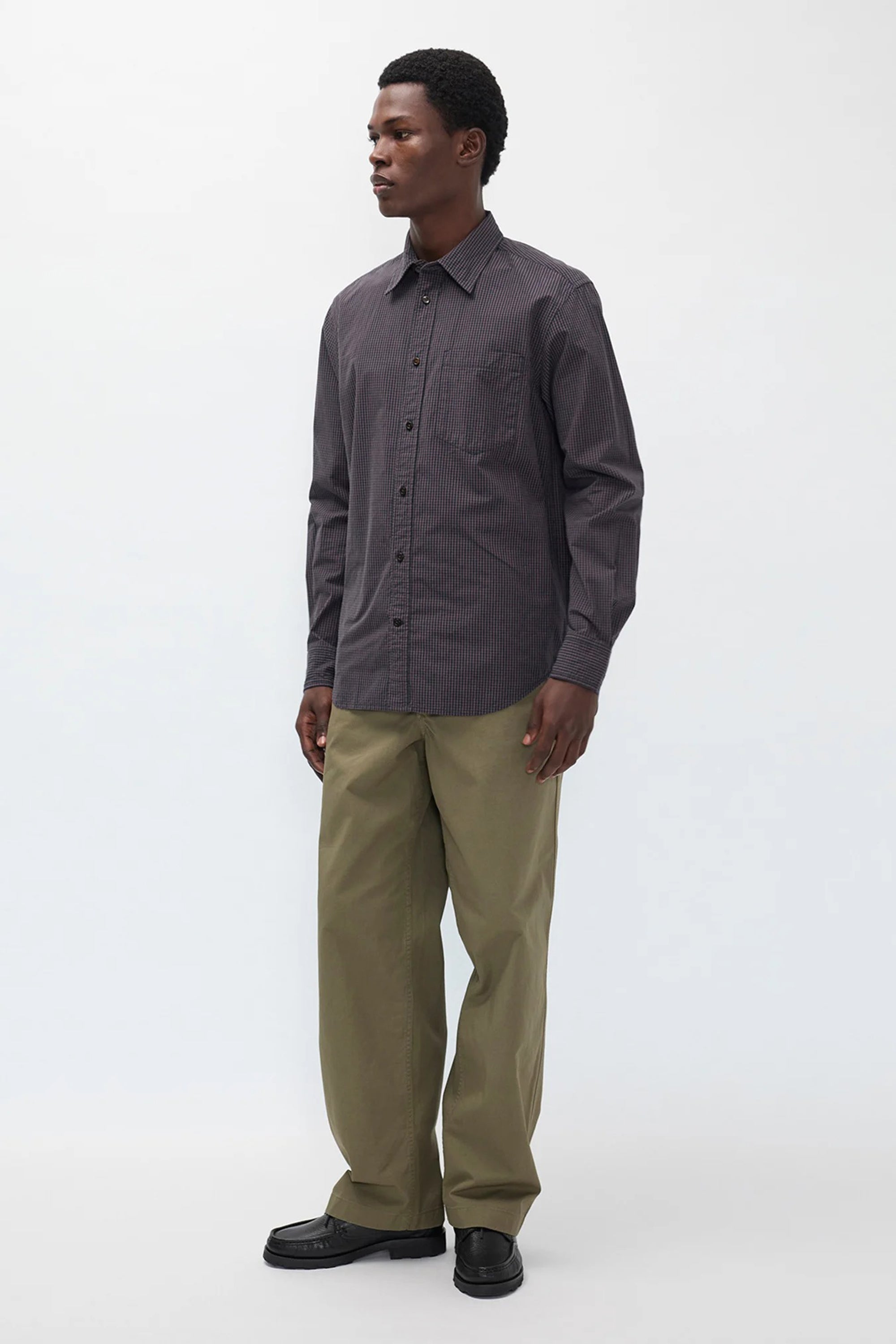 SPORTIVO [Kvitfjell relaxed cotton twill pant olive night]