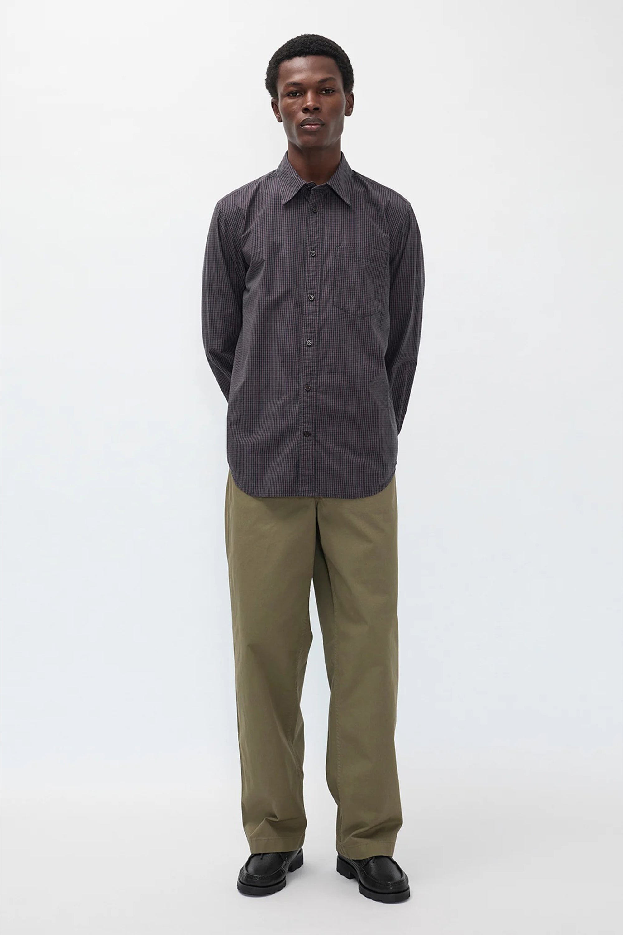 Kvitfjell Relaxed Cotton Twill Pant Olive Night