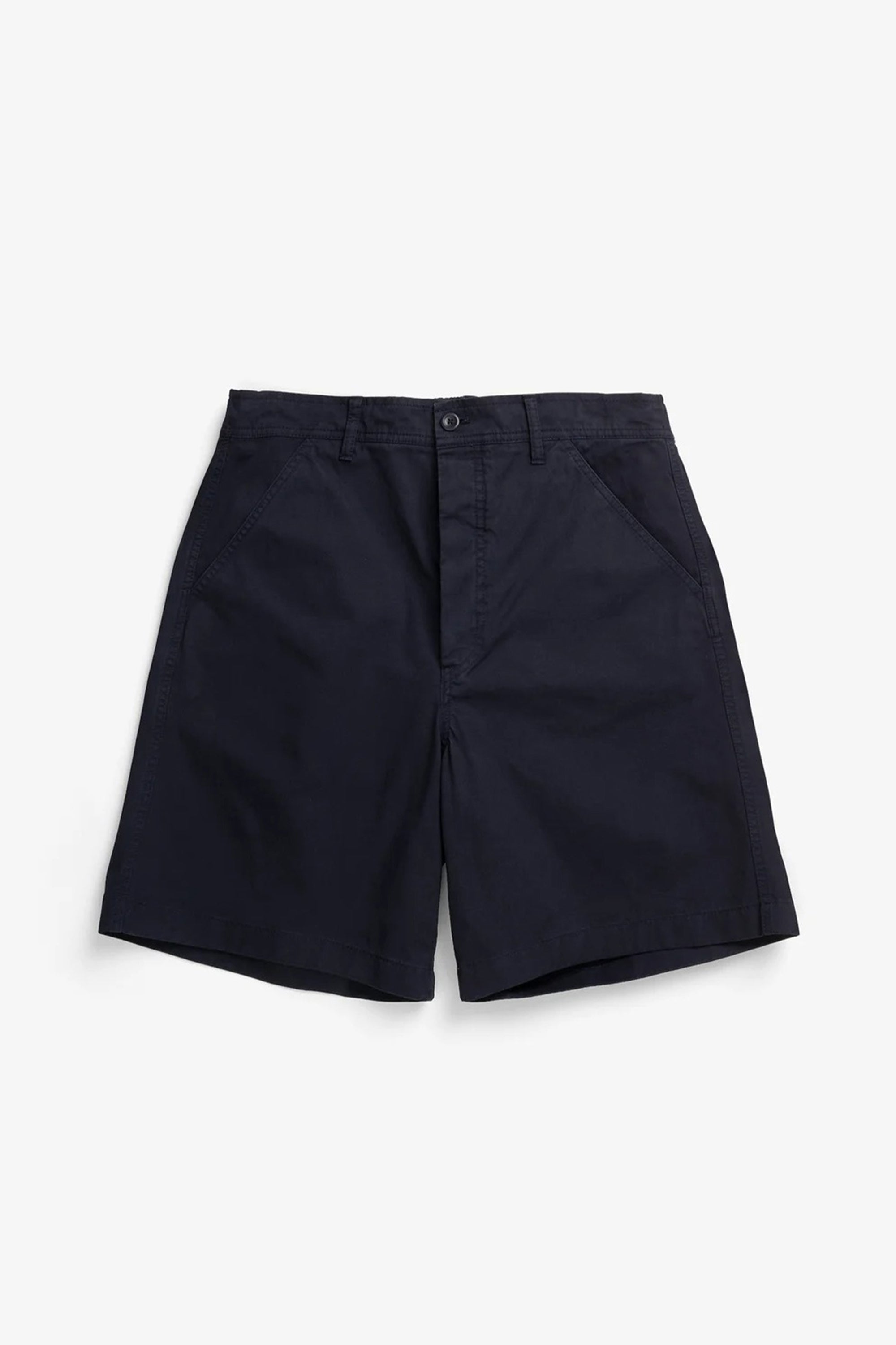 Kvitfjell Relaxed Cotton Twill Short Dark Navy