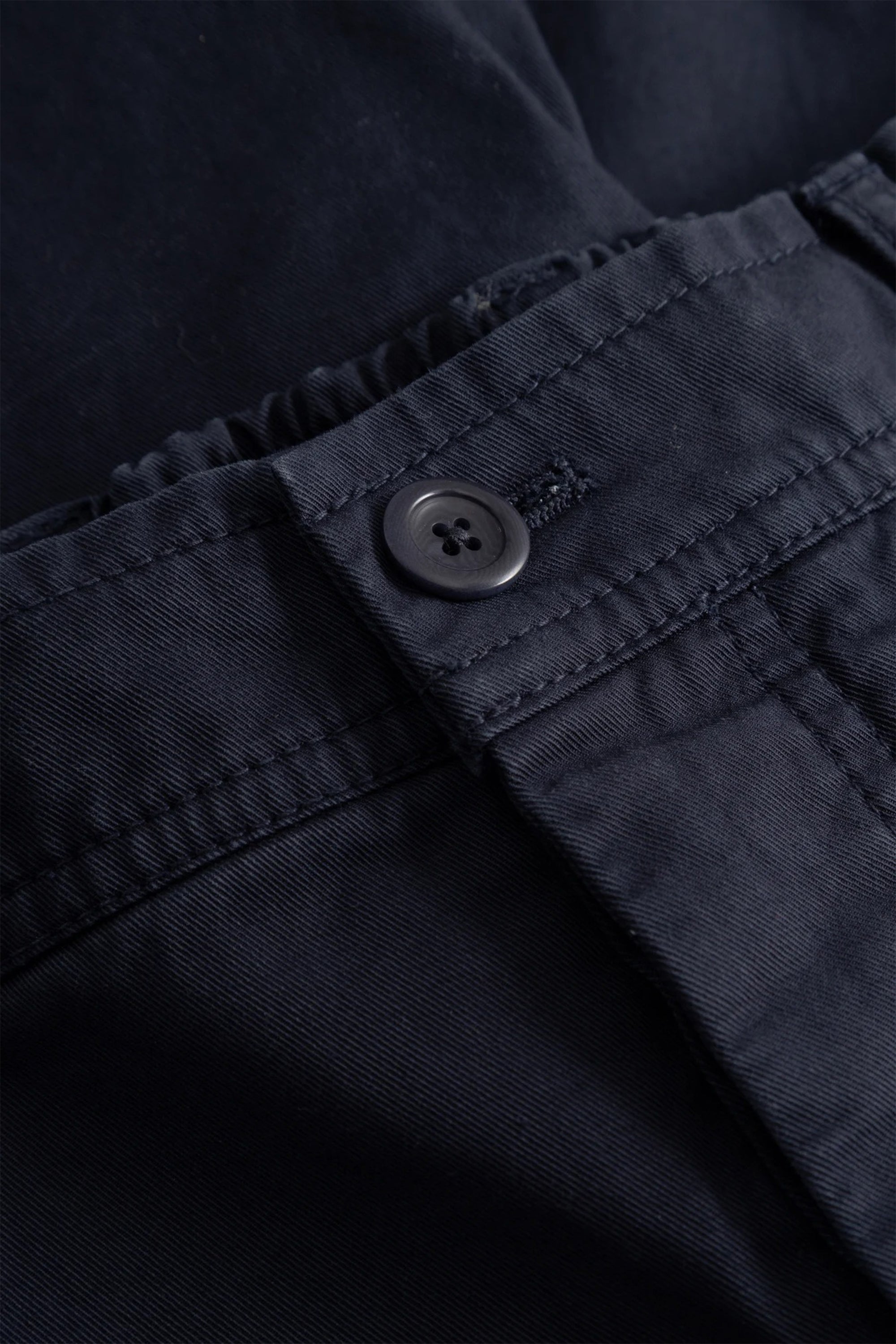 Kvitfjell Relaxed Cotton Twill Short Dark Navy