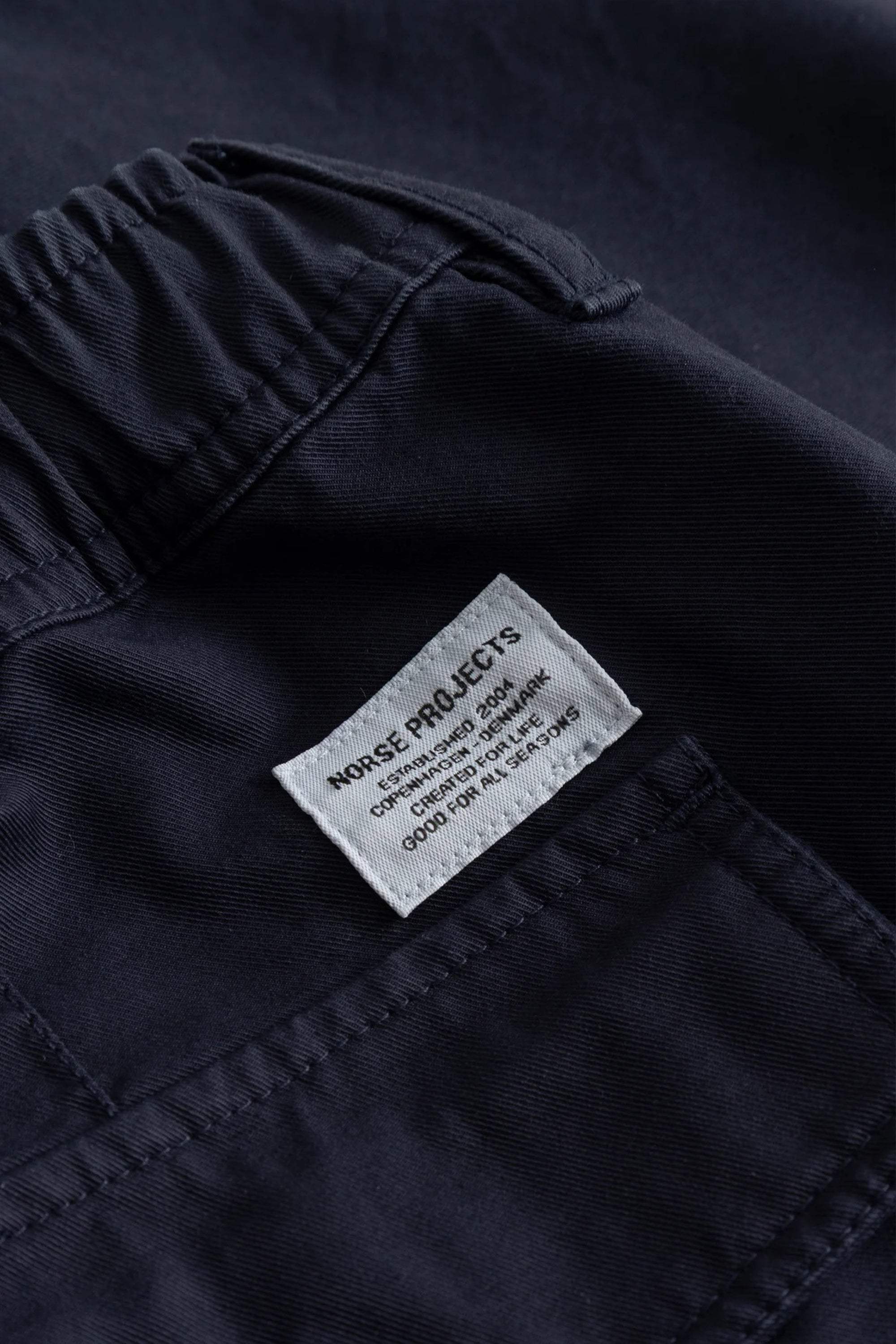 Kvitfjell Relaxed Cotton Twill Short Dark Navy