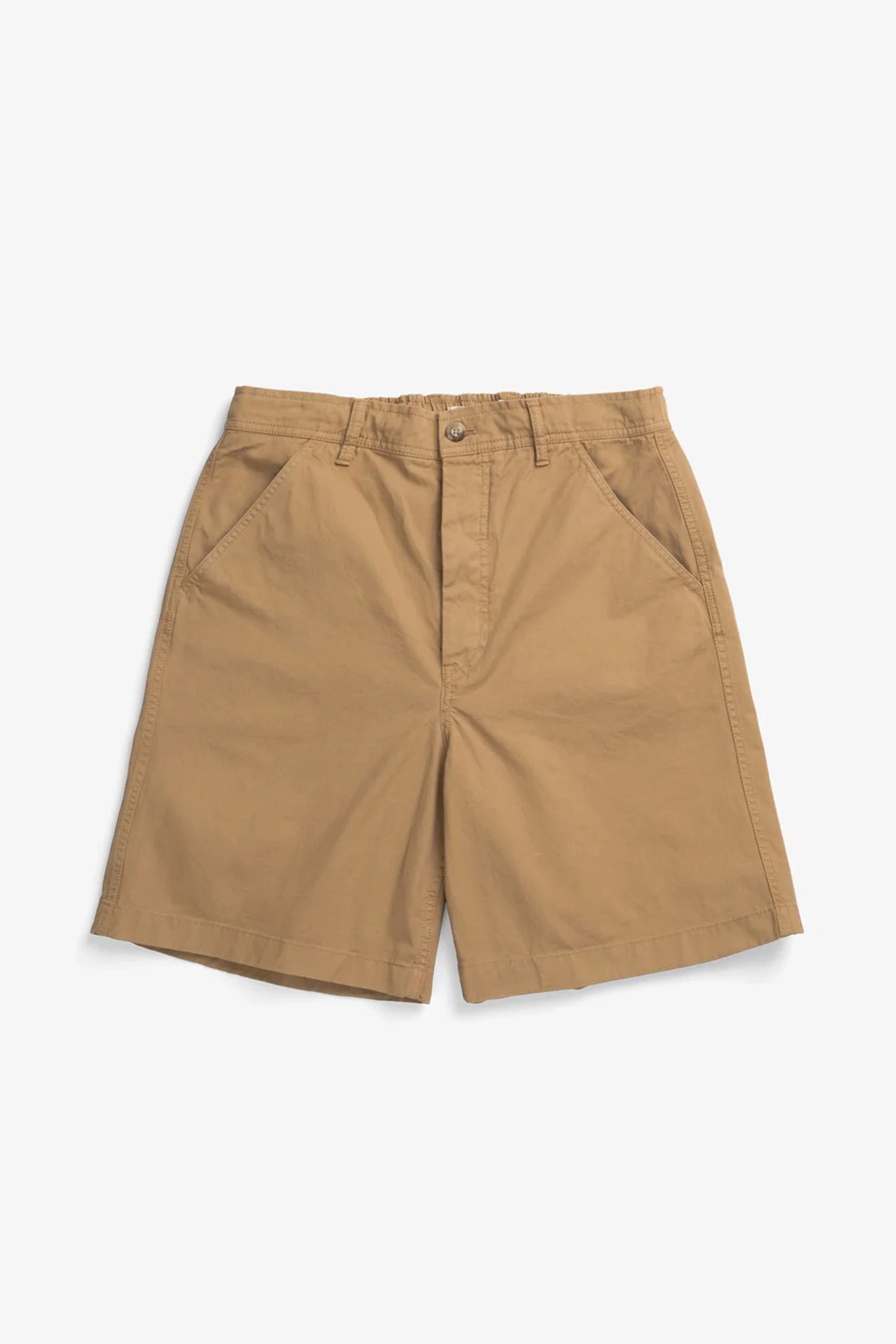 Kvitfjell Relaxed Cotton Twill Short Walnut_1