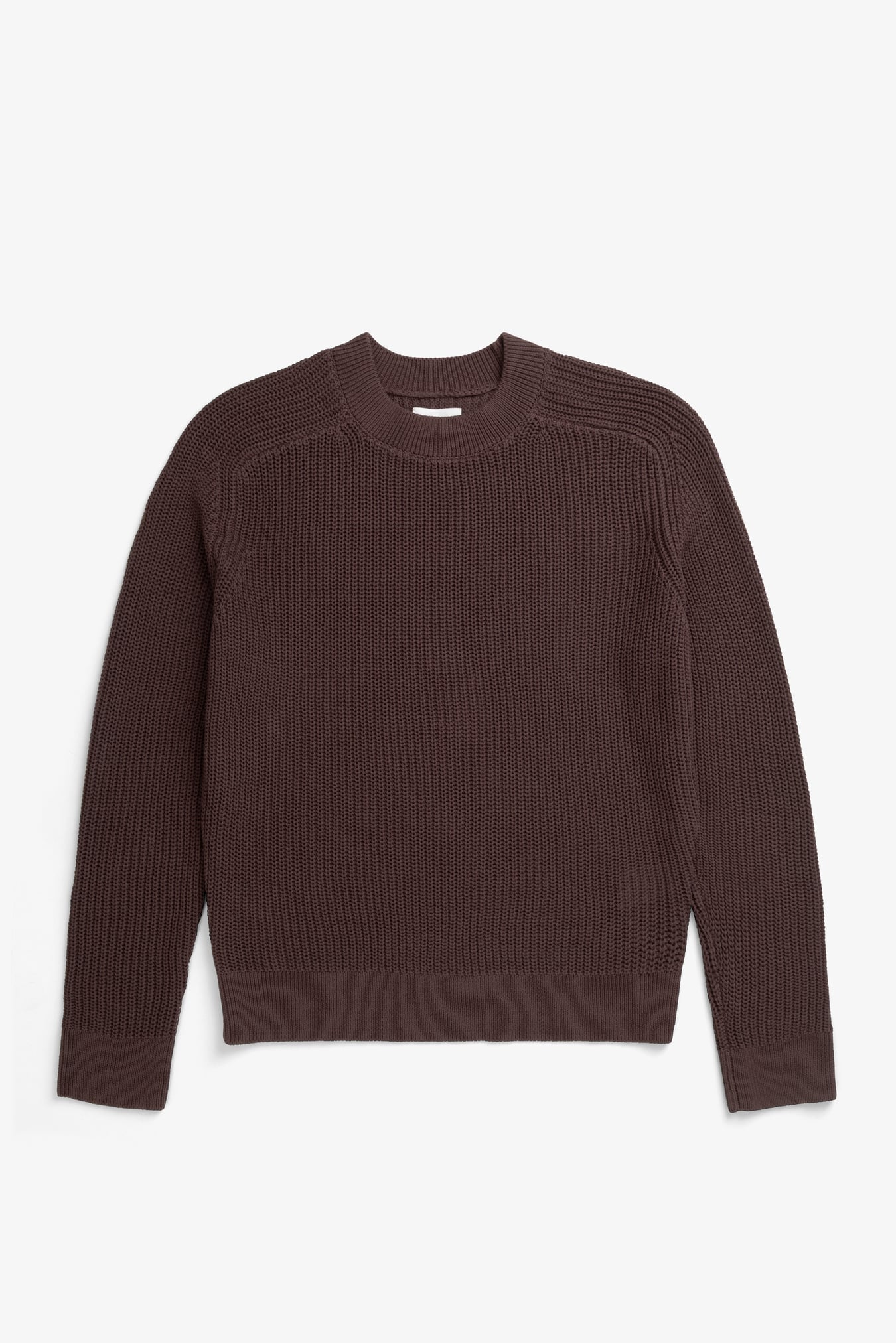 Limfjorden Cotton Paper Saddle Fishermen Sweater Shale_1