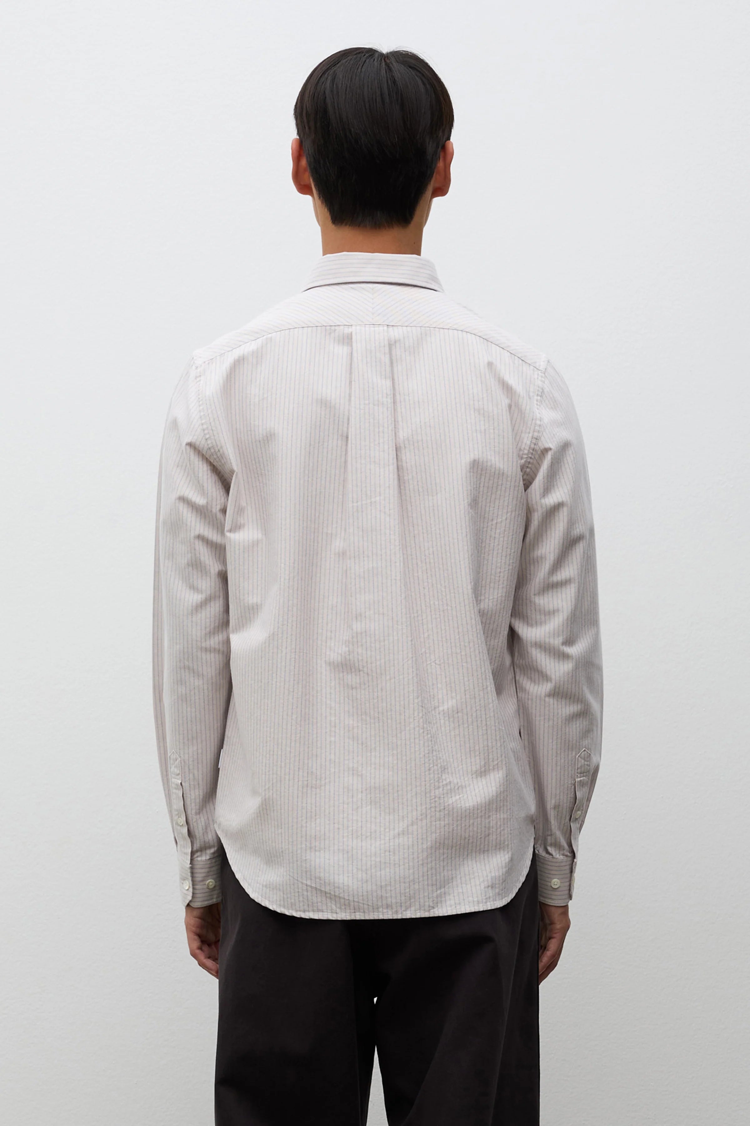 Lyngkrog Regular Oxford BD Shirt Blue stripe_3